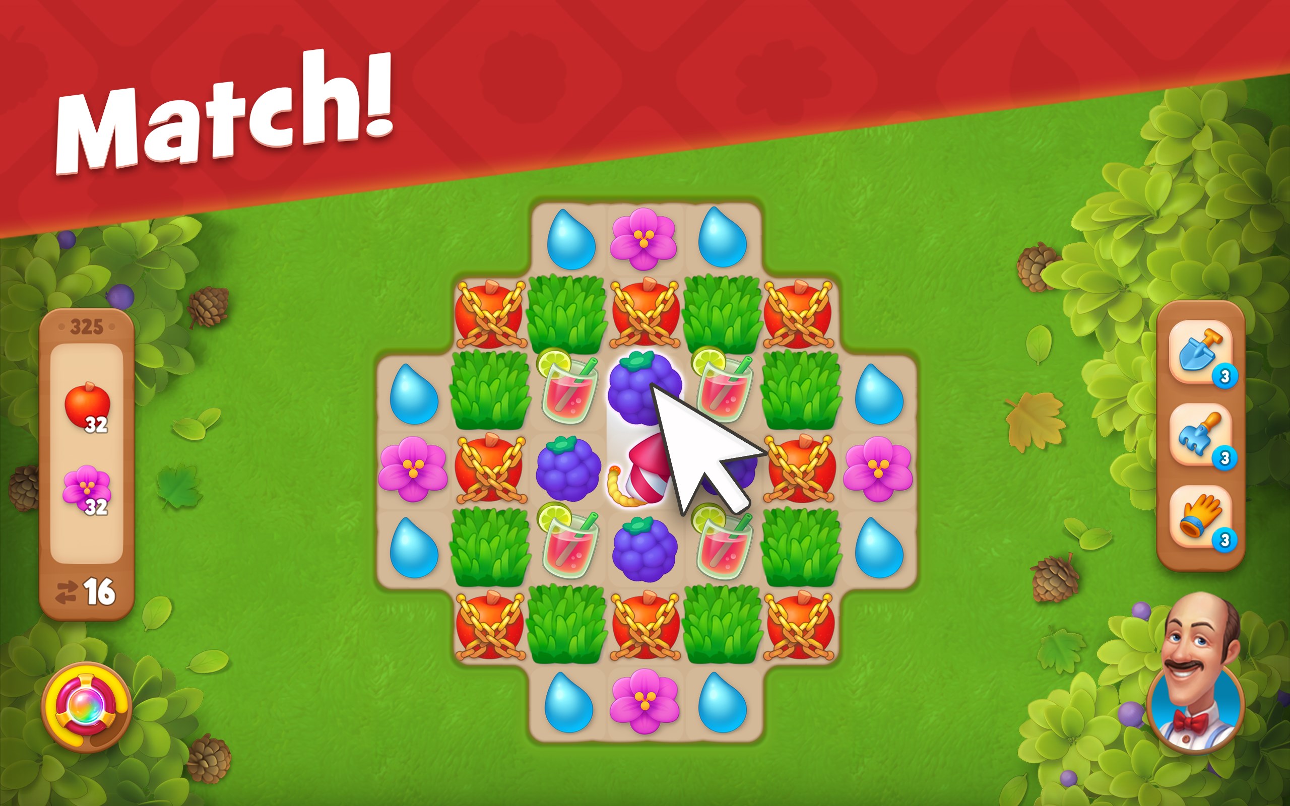 Gardenscapes screenshot