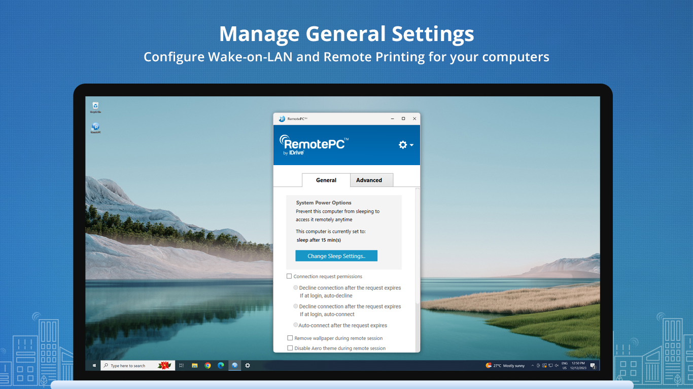 RemotePC Host screenshot