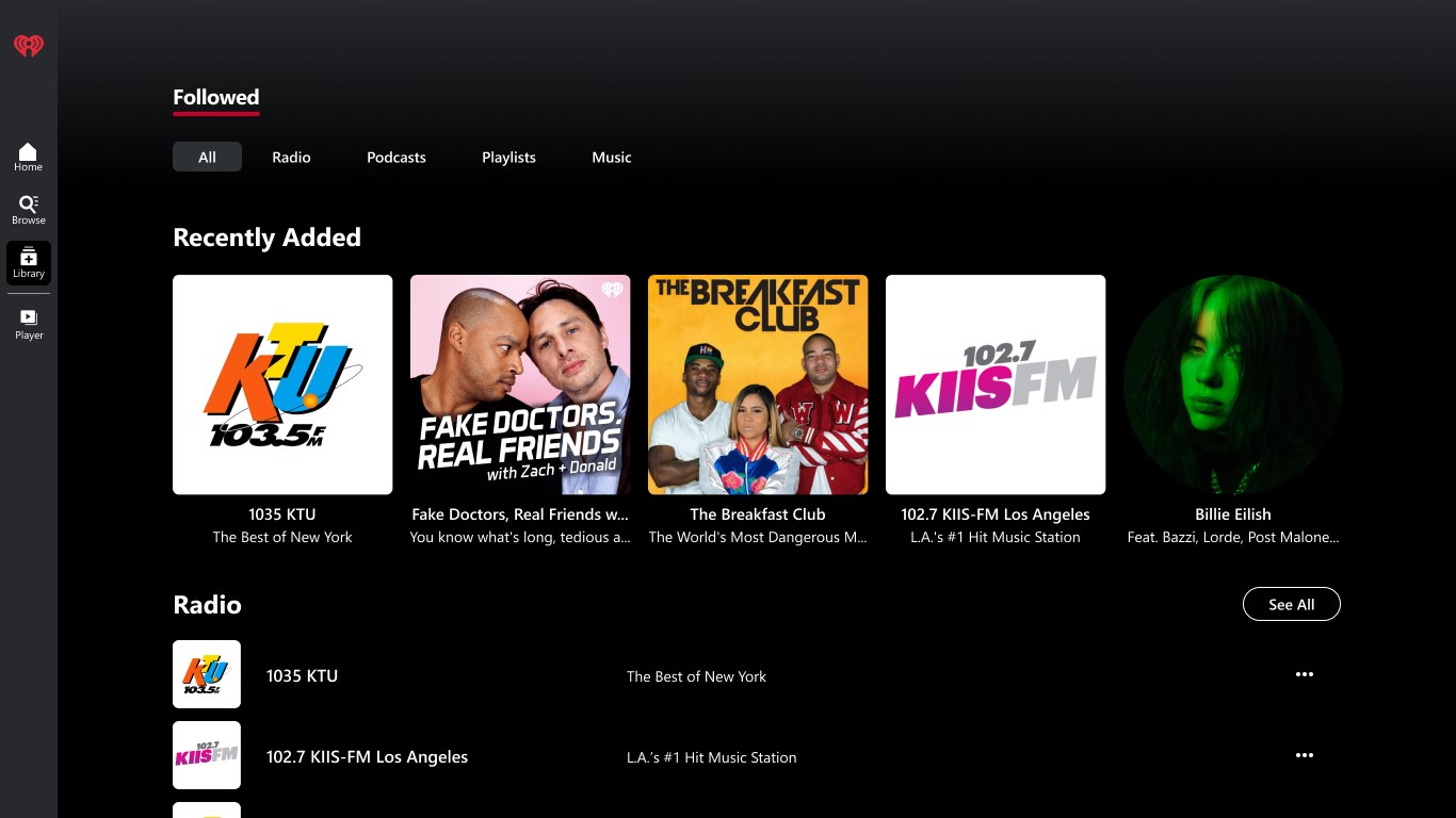iHeart: Radio, Music, Podcasts screenshot