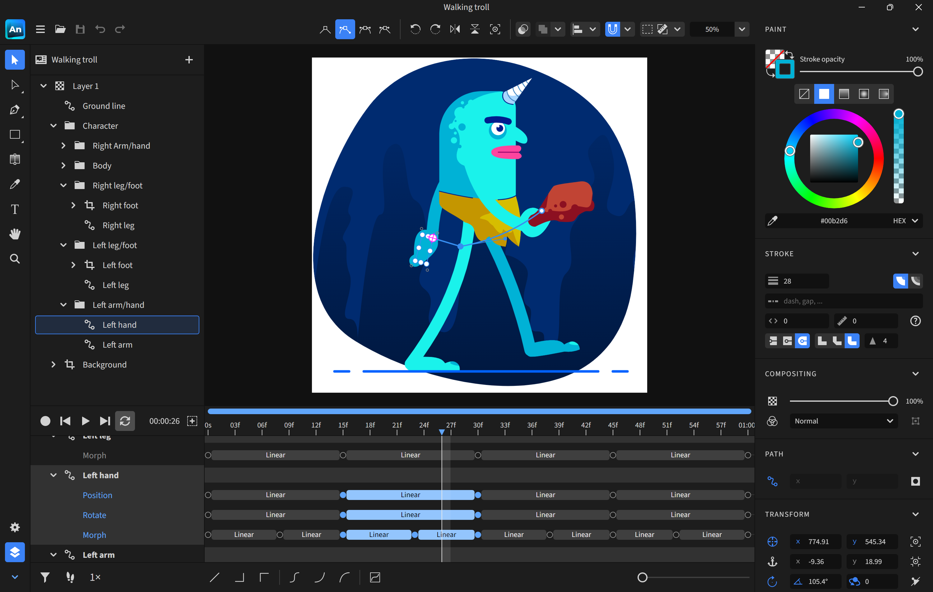 Expressive Animator screenshot
