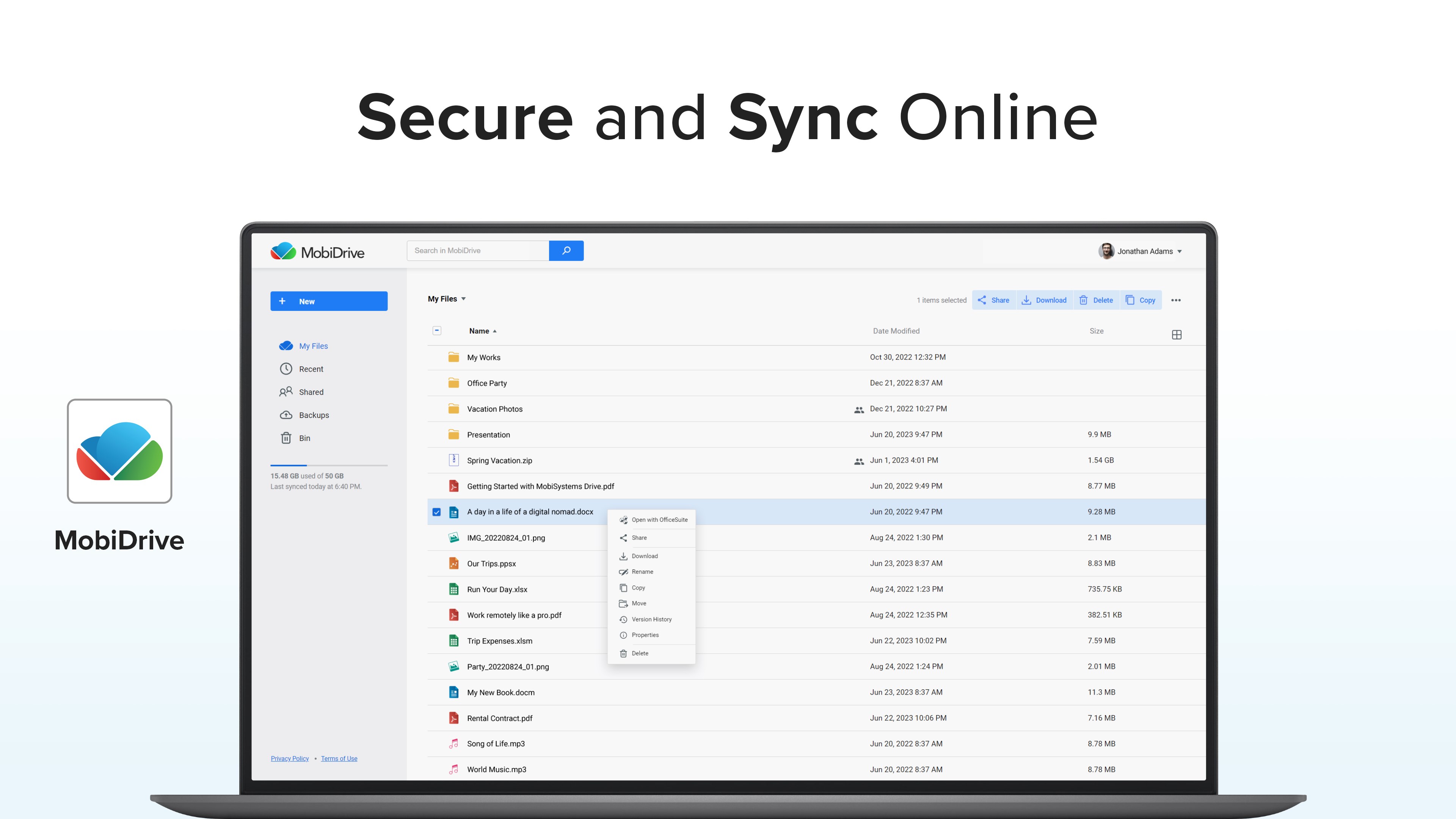 OfficeSuite Office Pack & PDF Editor - MobiOffice screenshot