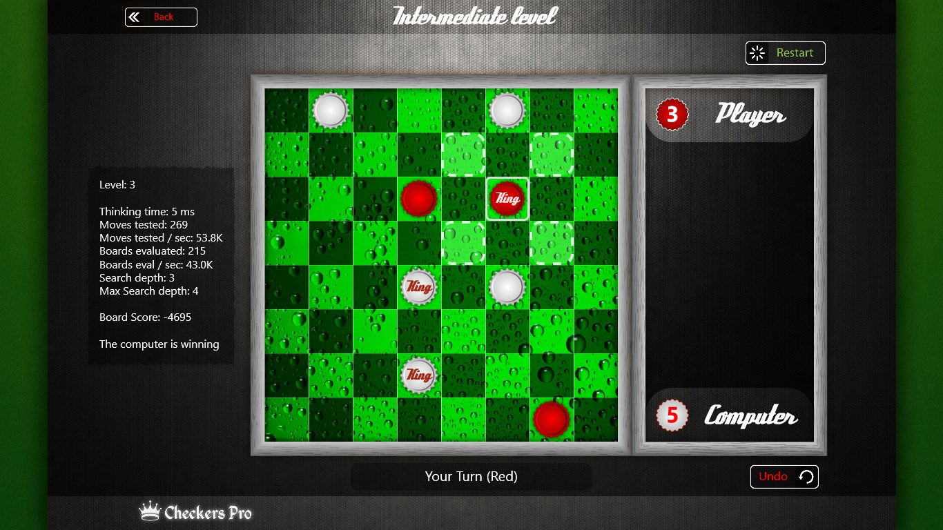 Checkers Pro screenshot