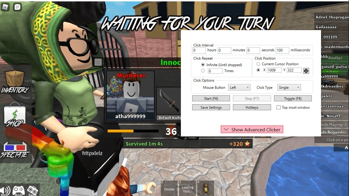 Auto Clicker - Key presser screenshot