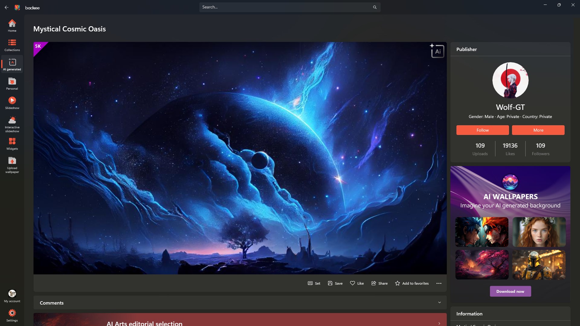 backiee - Wallpaper Studio 10 screenshot