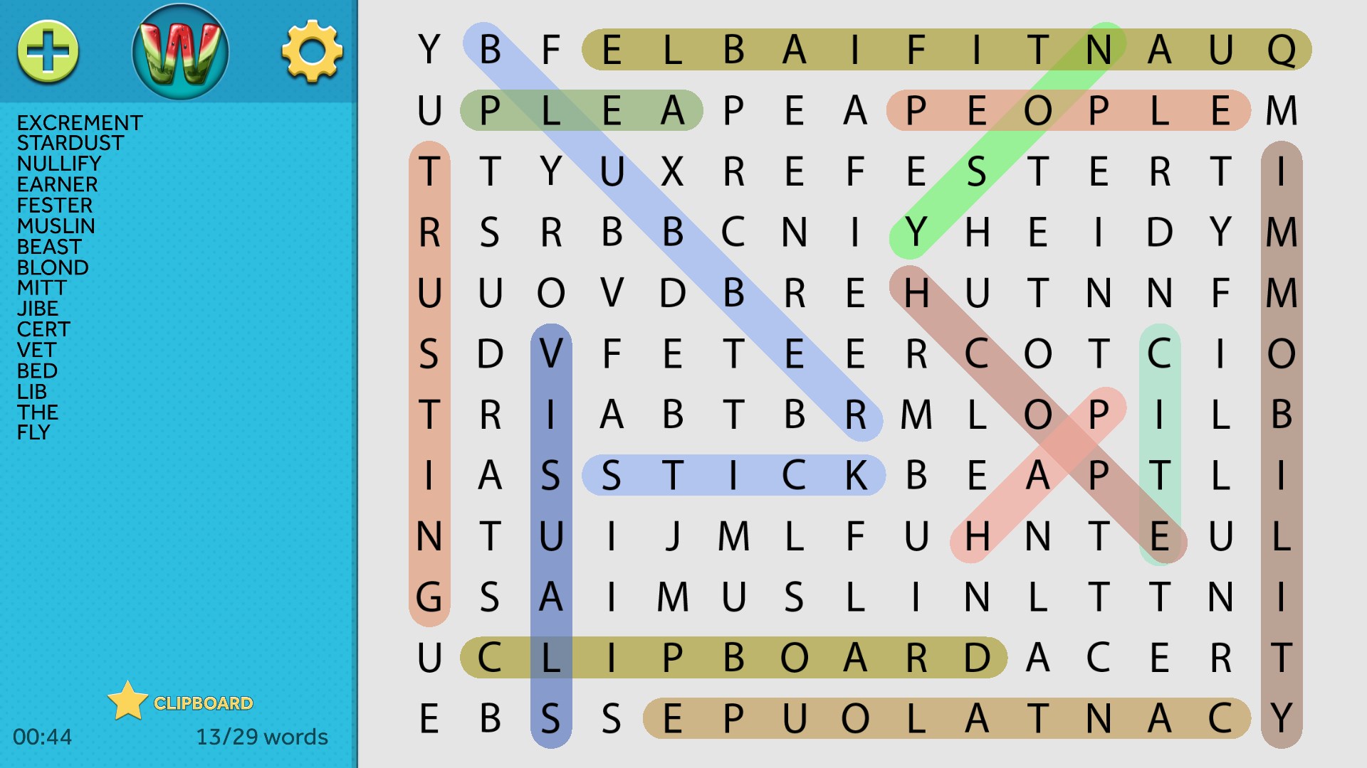 Simple Word Search screenshot
