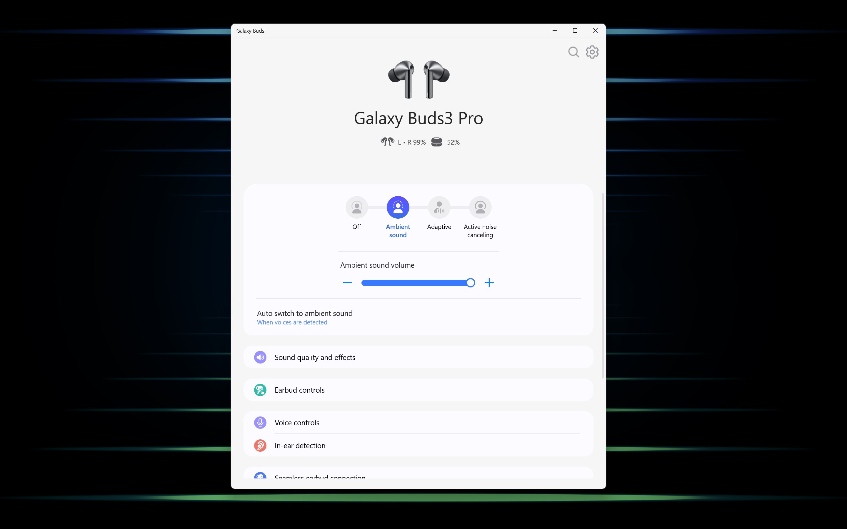 Galaxy Buds screenshot