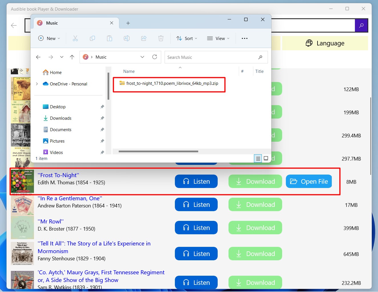 Audible book Player & Downloader screenshot
