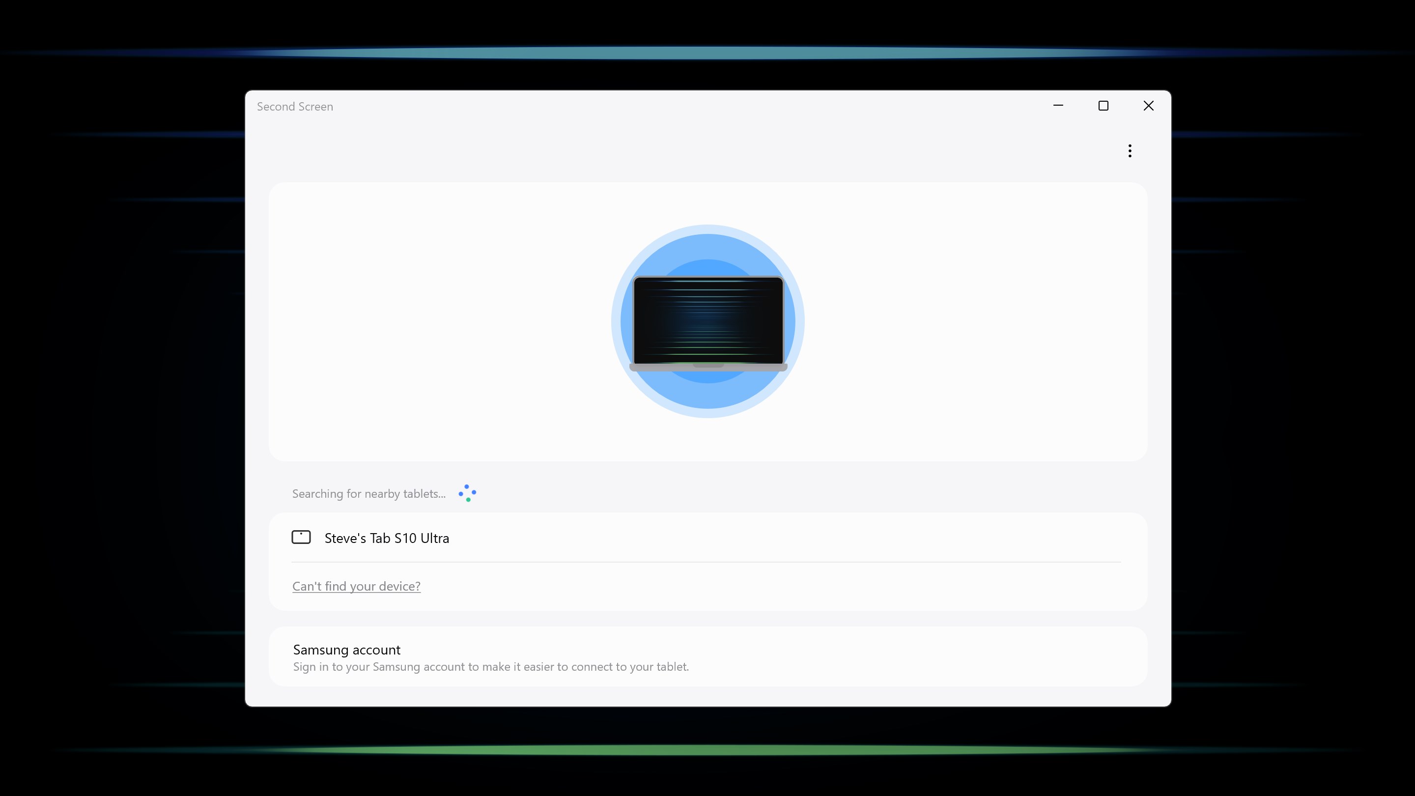 Second Screen screenshot