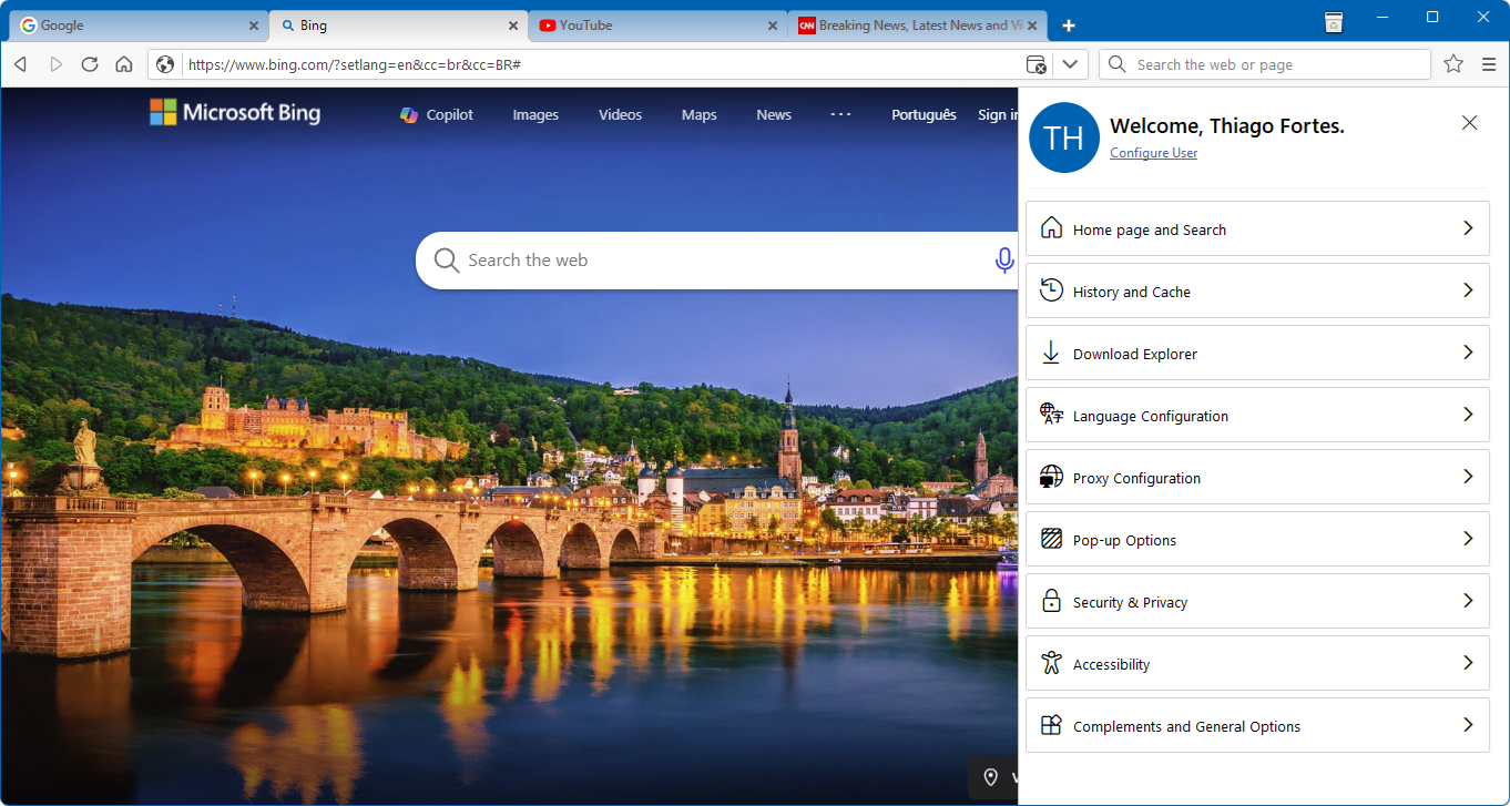 Web Explorer screenshot
