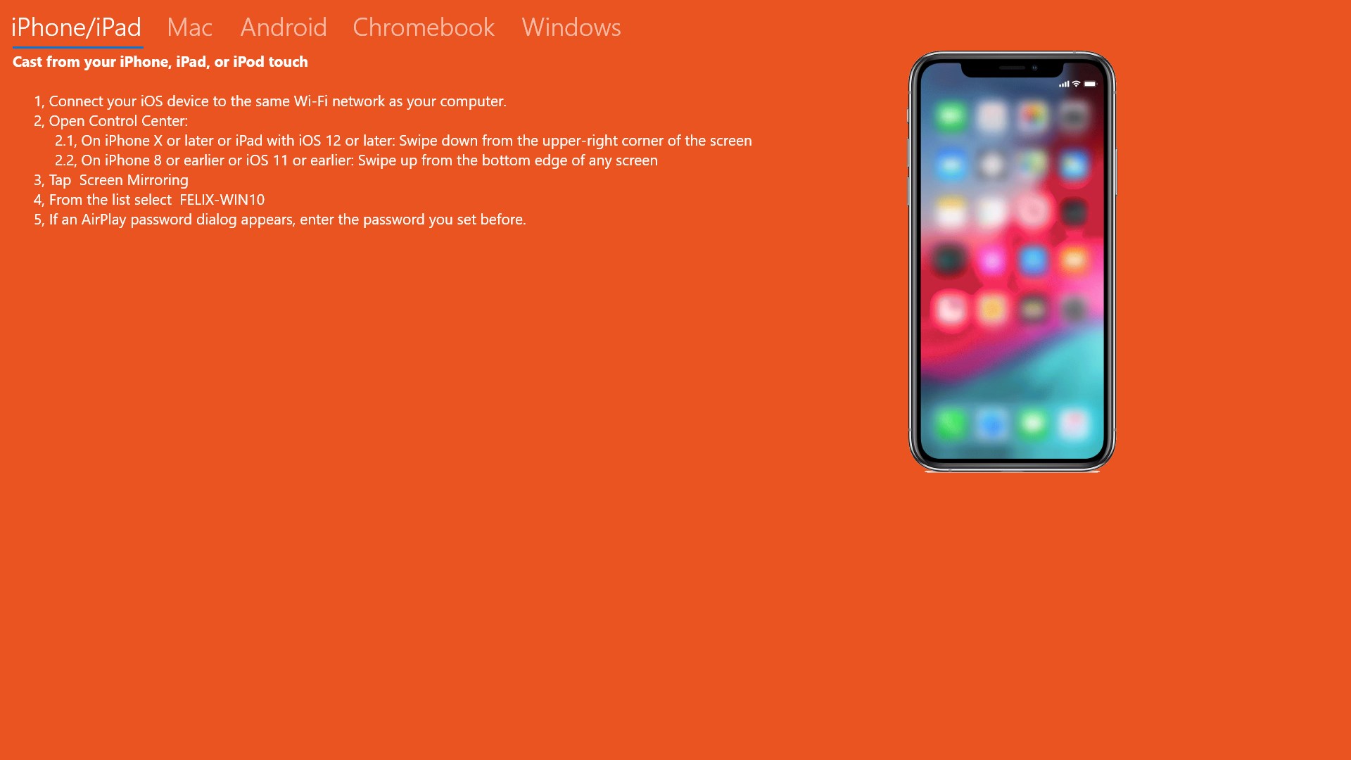 AirReceiver screenshot