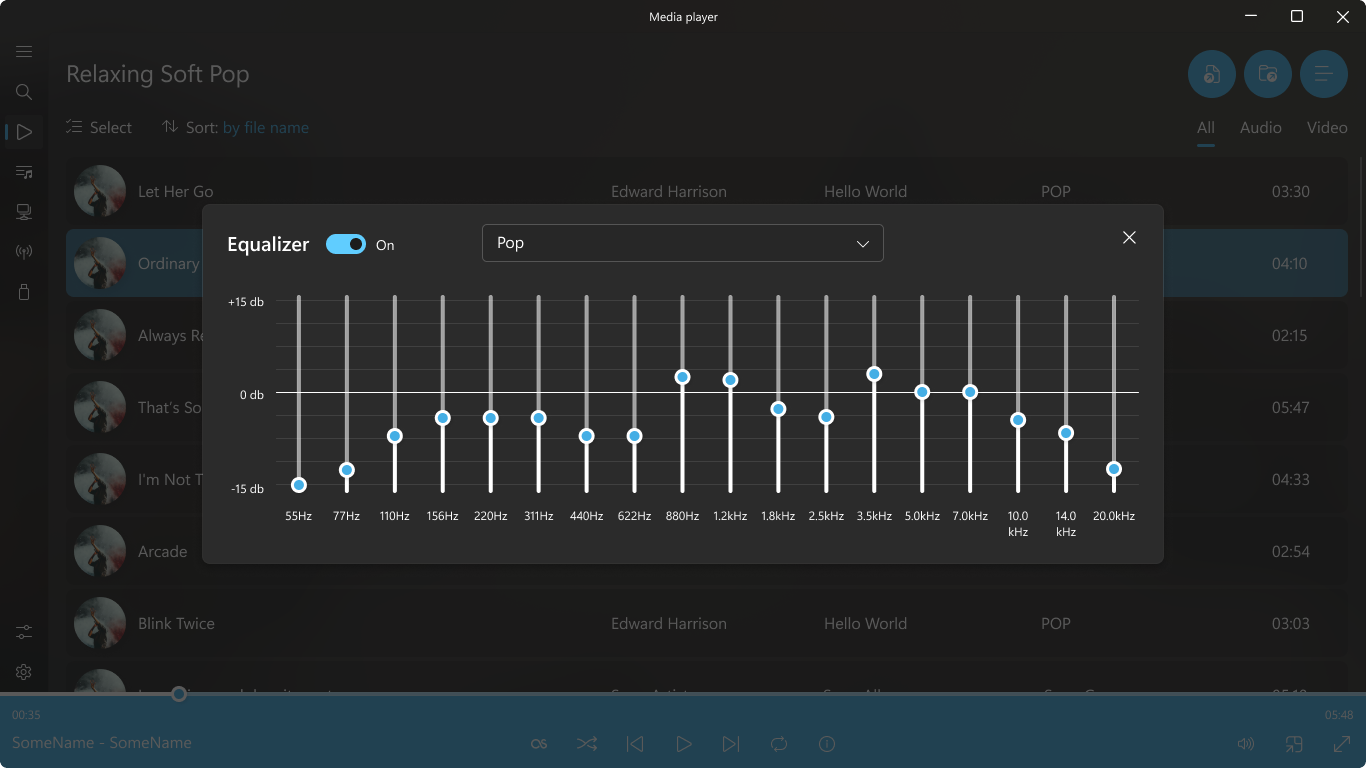 Media Player screenshot