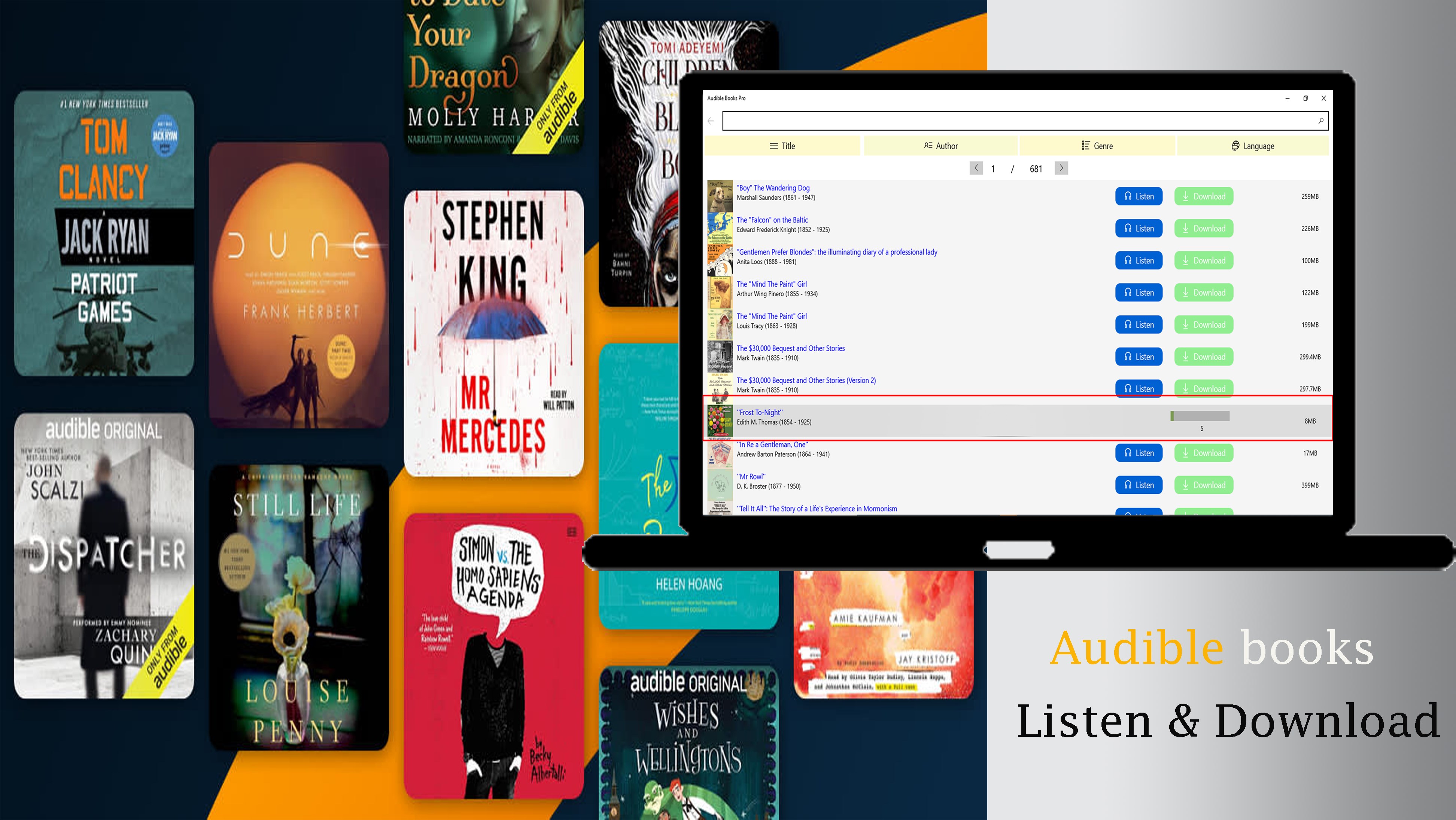Audible book Player & Downloader screenshot