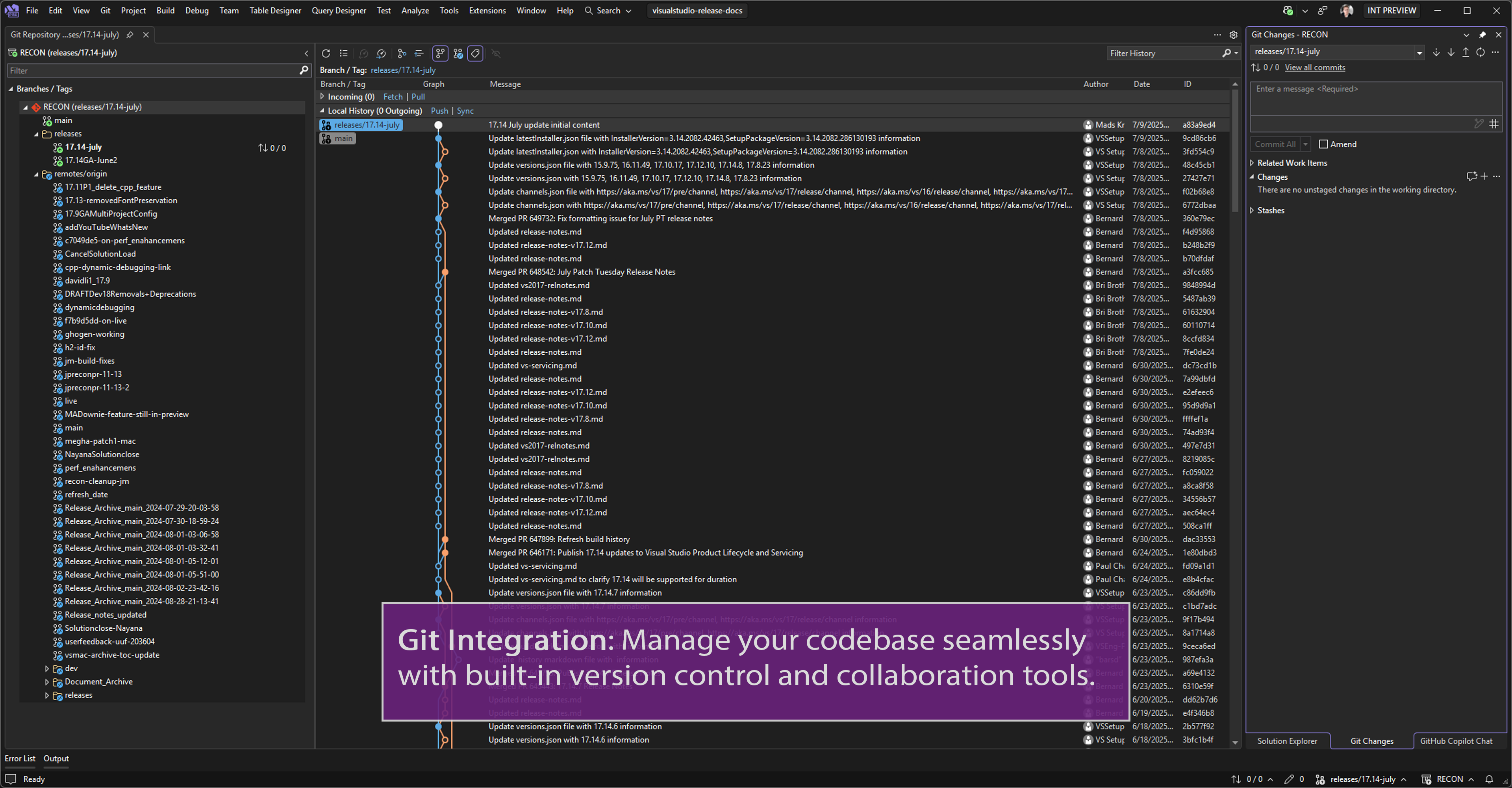 Visual Studio Community screenshot
