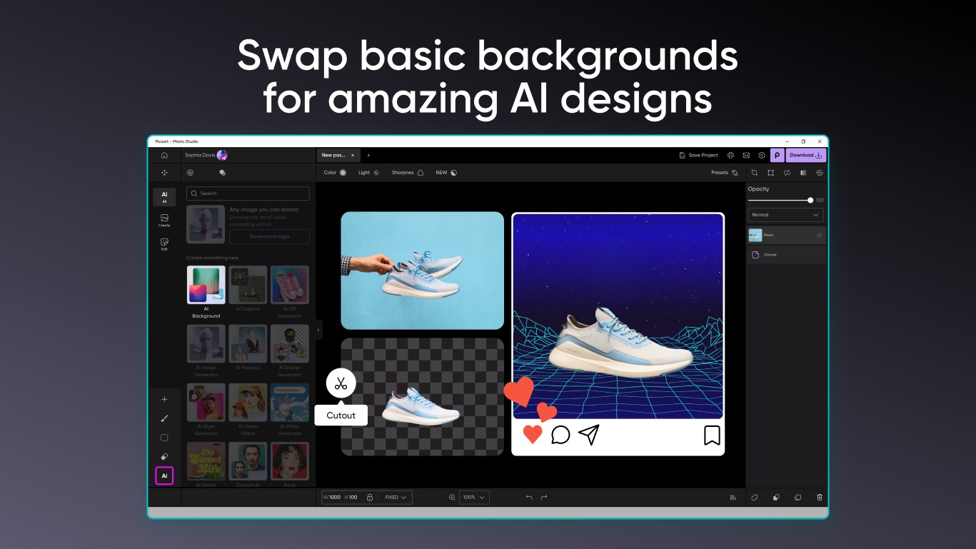 Picsart AI Photo Editor screenshot