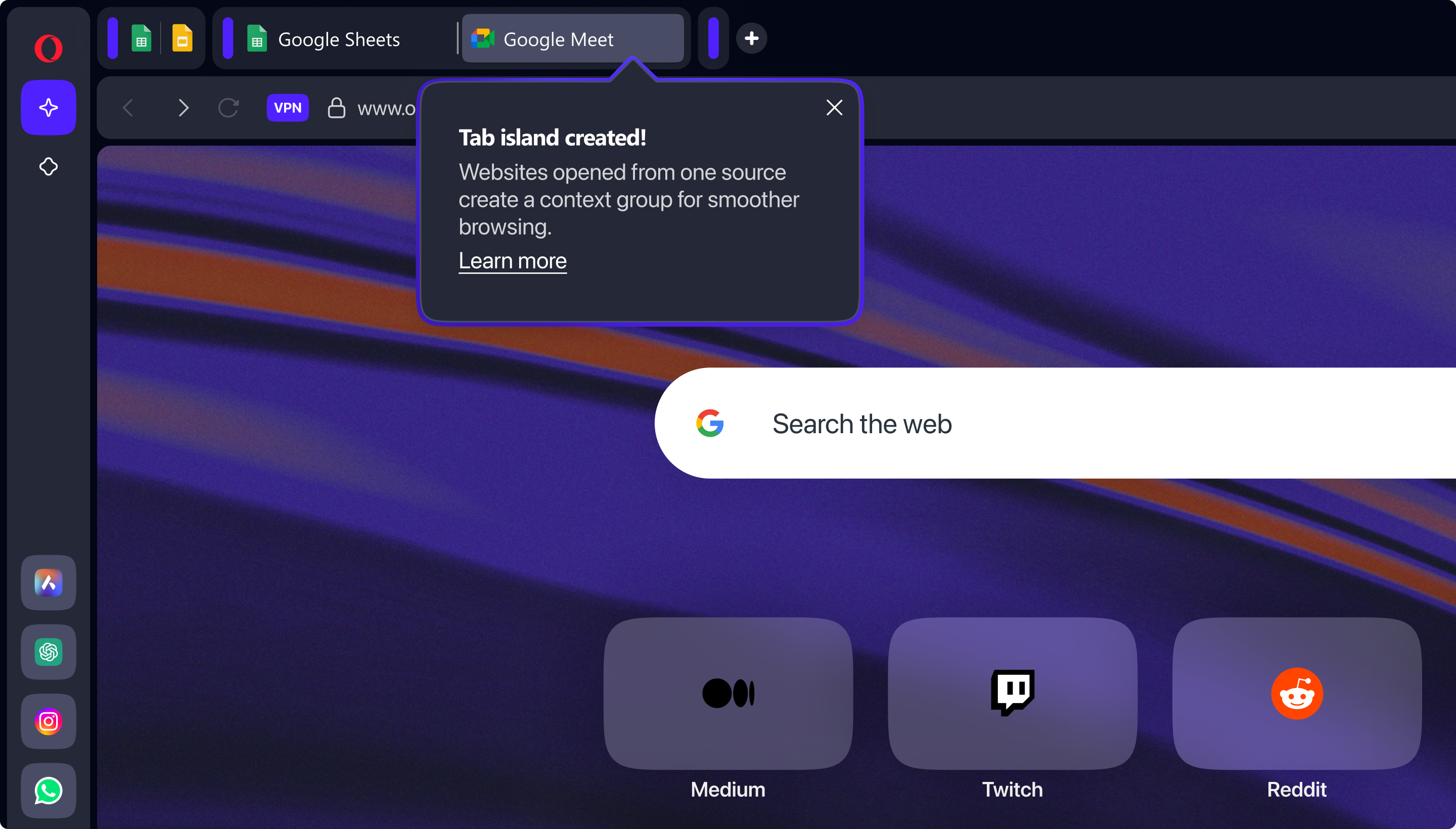 Opera Browser screenshot