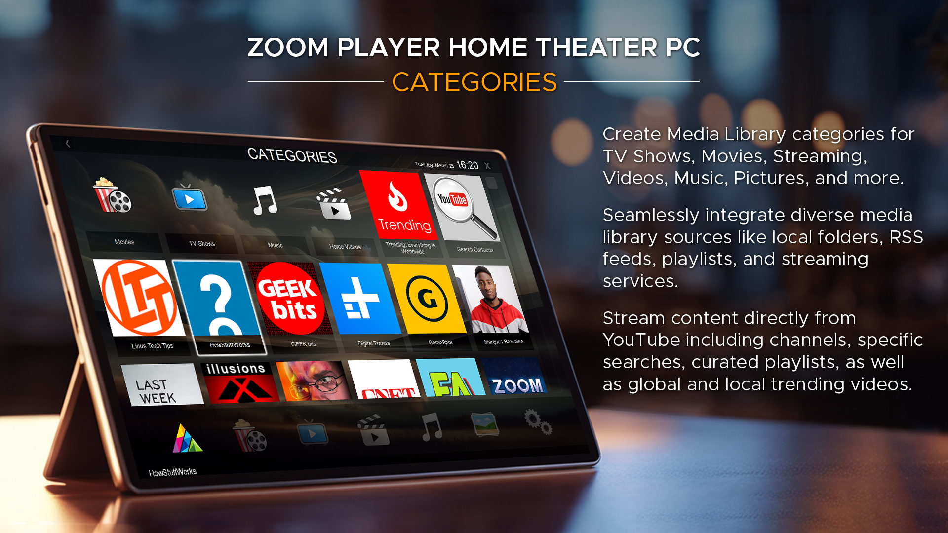 Zoom Player screenshot