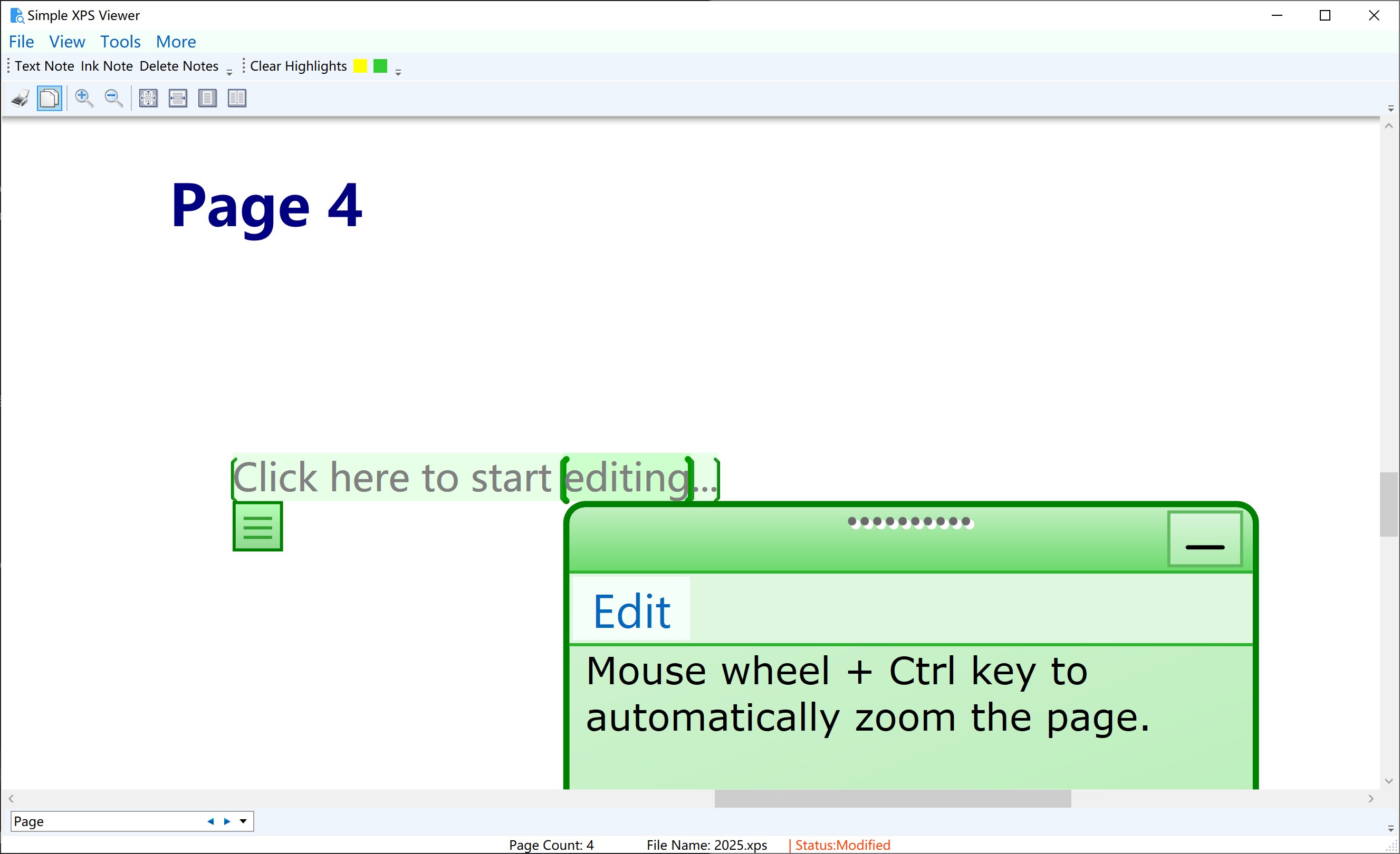 Simple XPS Viewer-XPS Read and Write screenshot