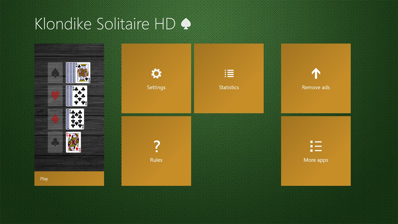 Klondike Solitaire HD Free screenshot