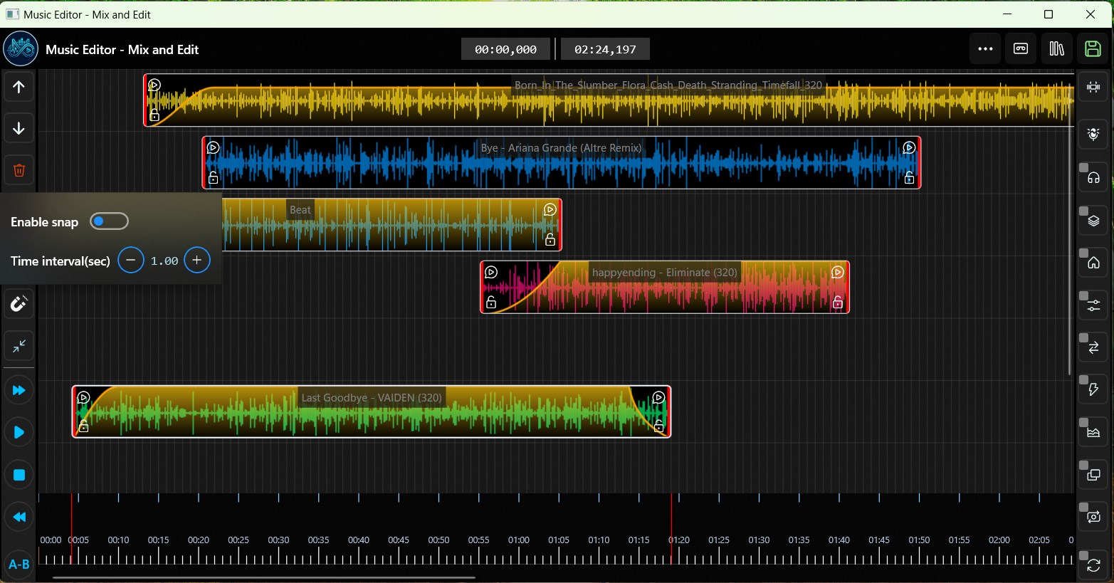 Music Editor - Mix and Edit screenshot