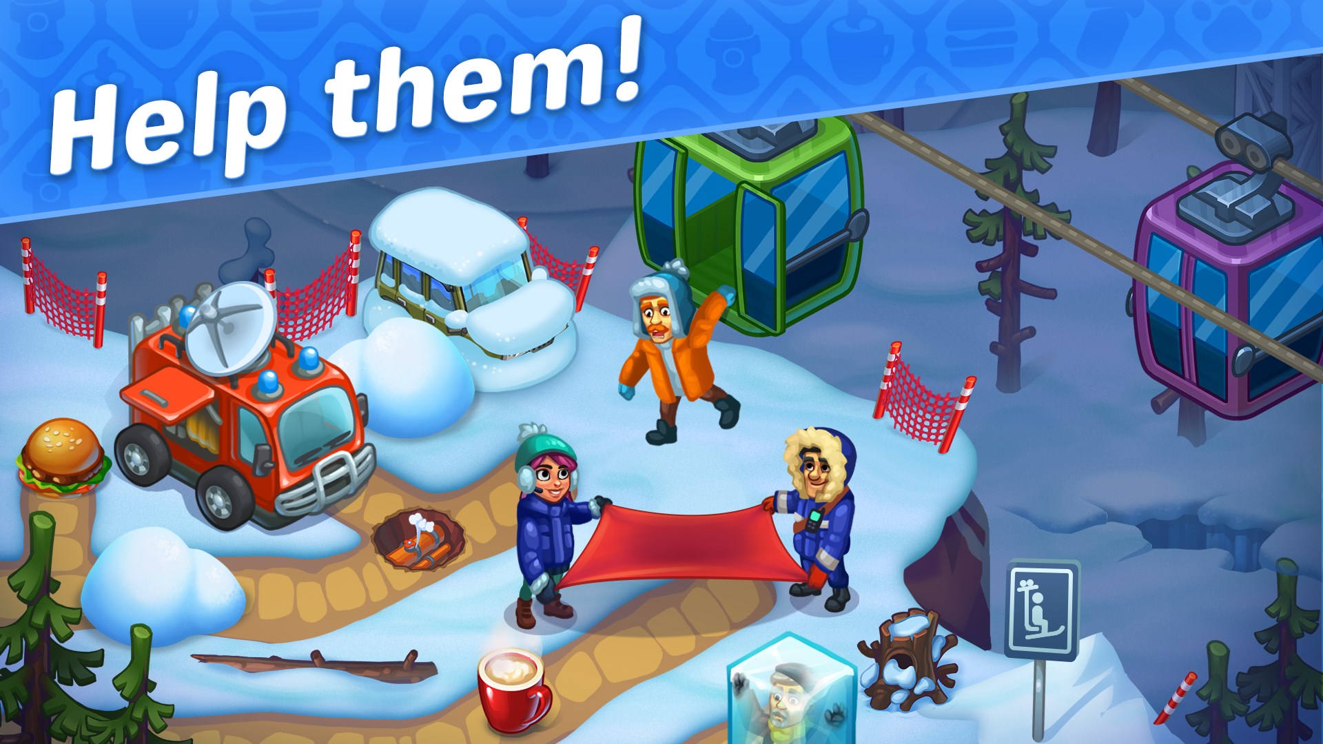 Rescue Dash Time Management Game screenshot