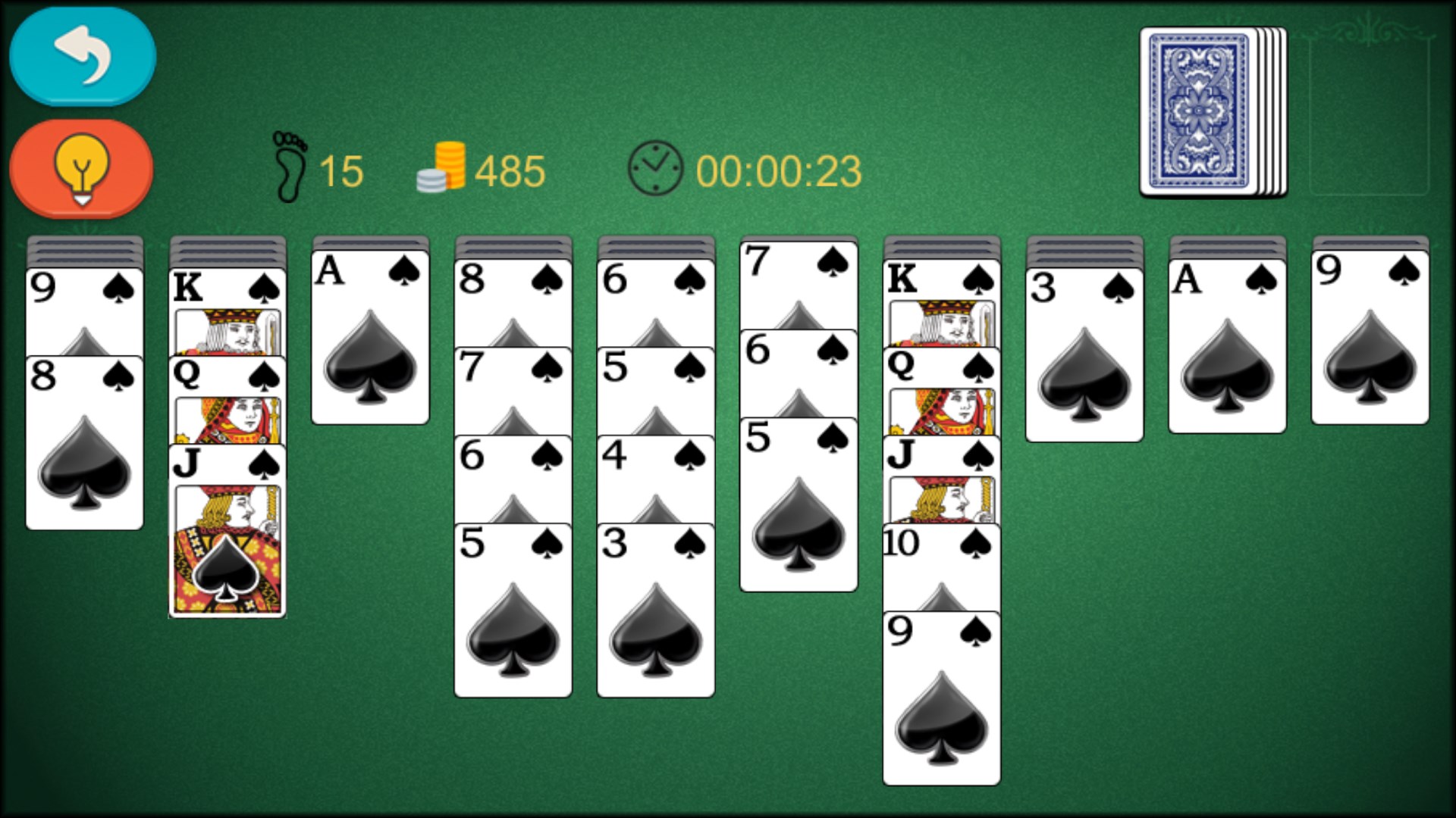 Spider Solitaire Classic! screenshot