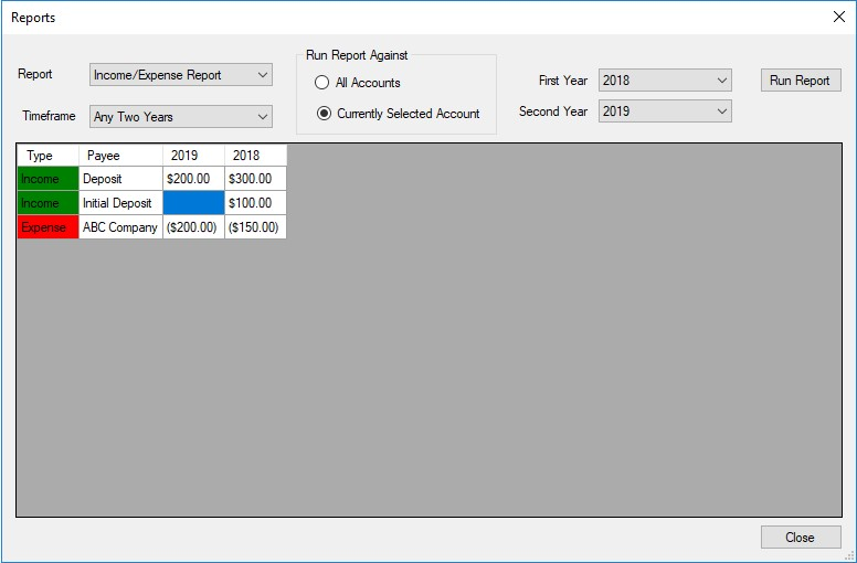 No Frills Checkbook screenshot