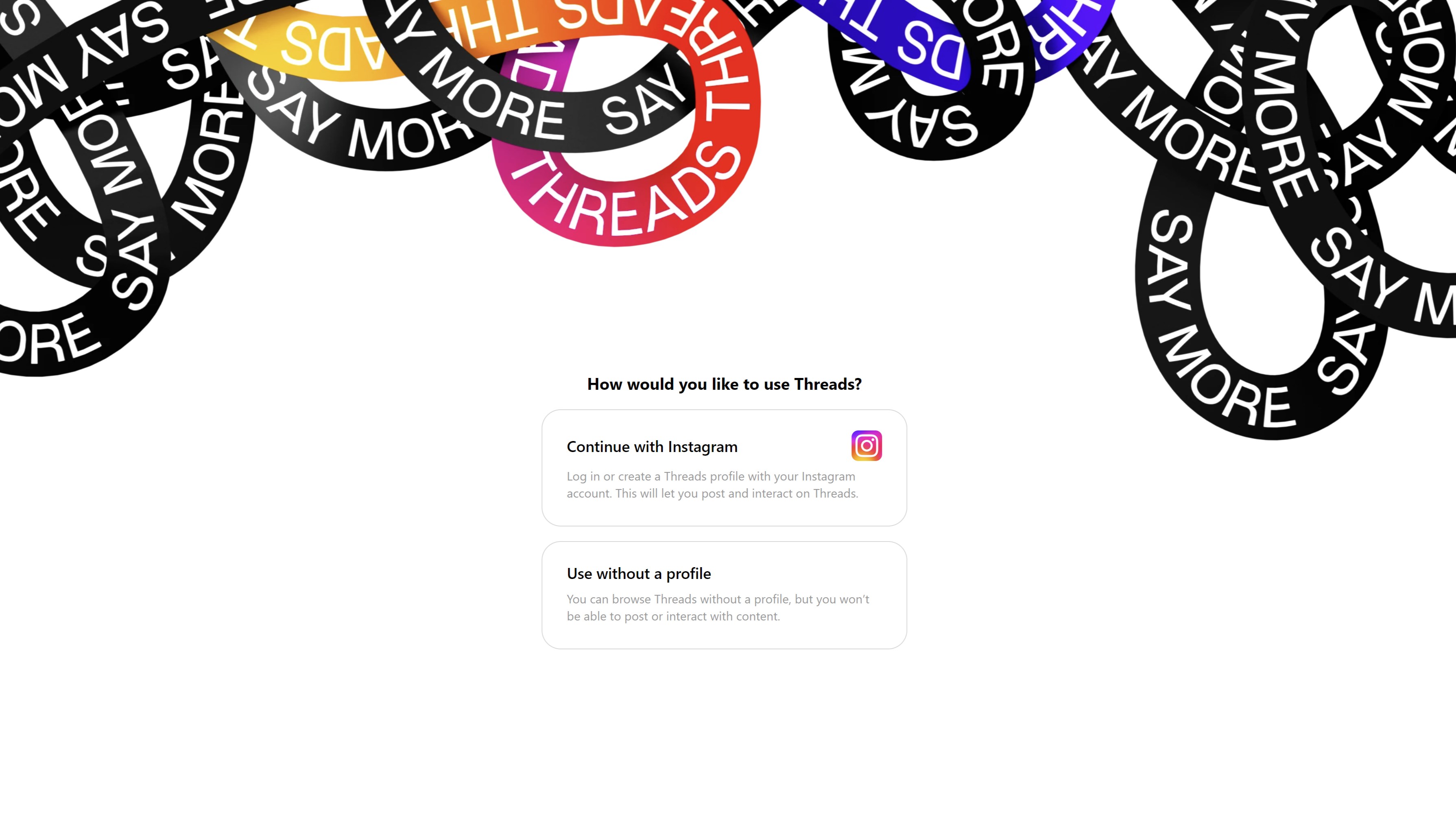 Threads, an Instagram app screenshot