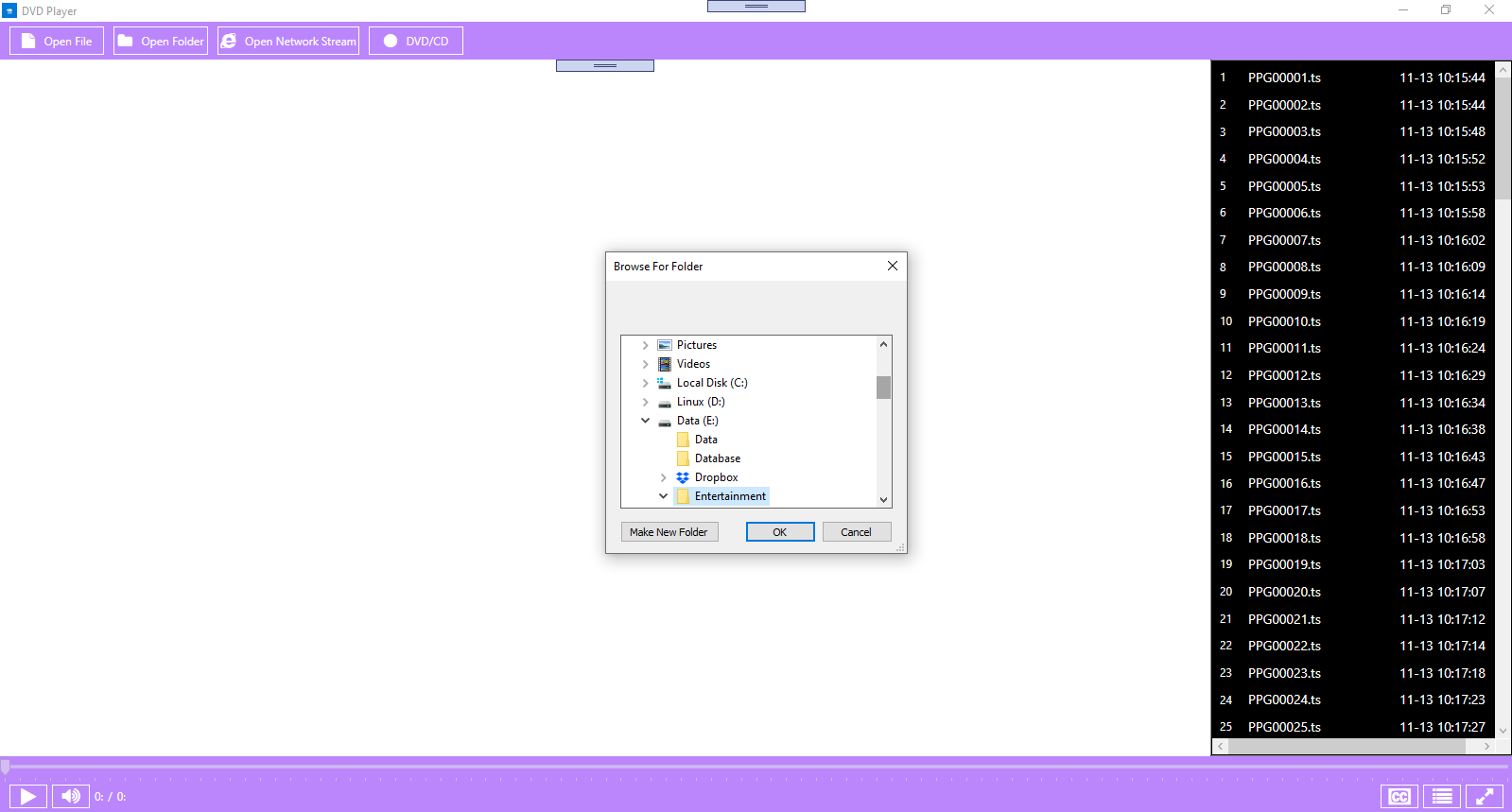 DVD Player for Windows 10/ 11 screenshot