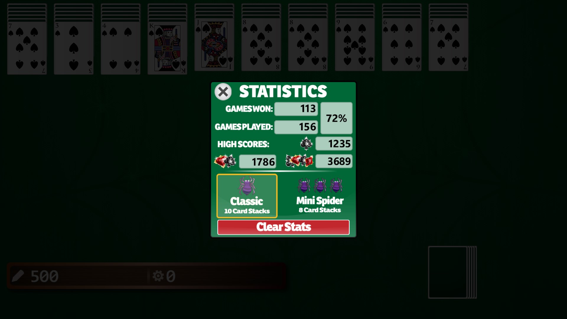 3rd Floor Spider Solitaire screenshot