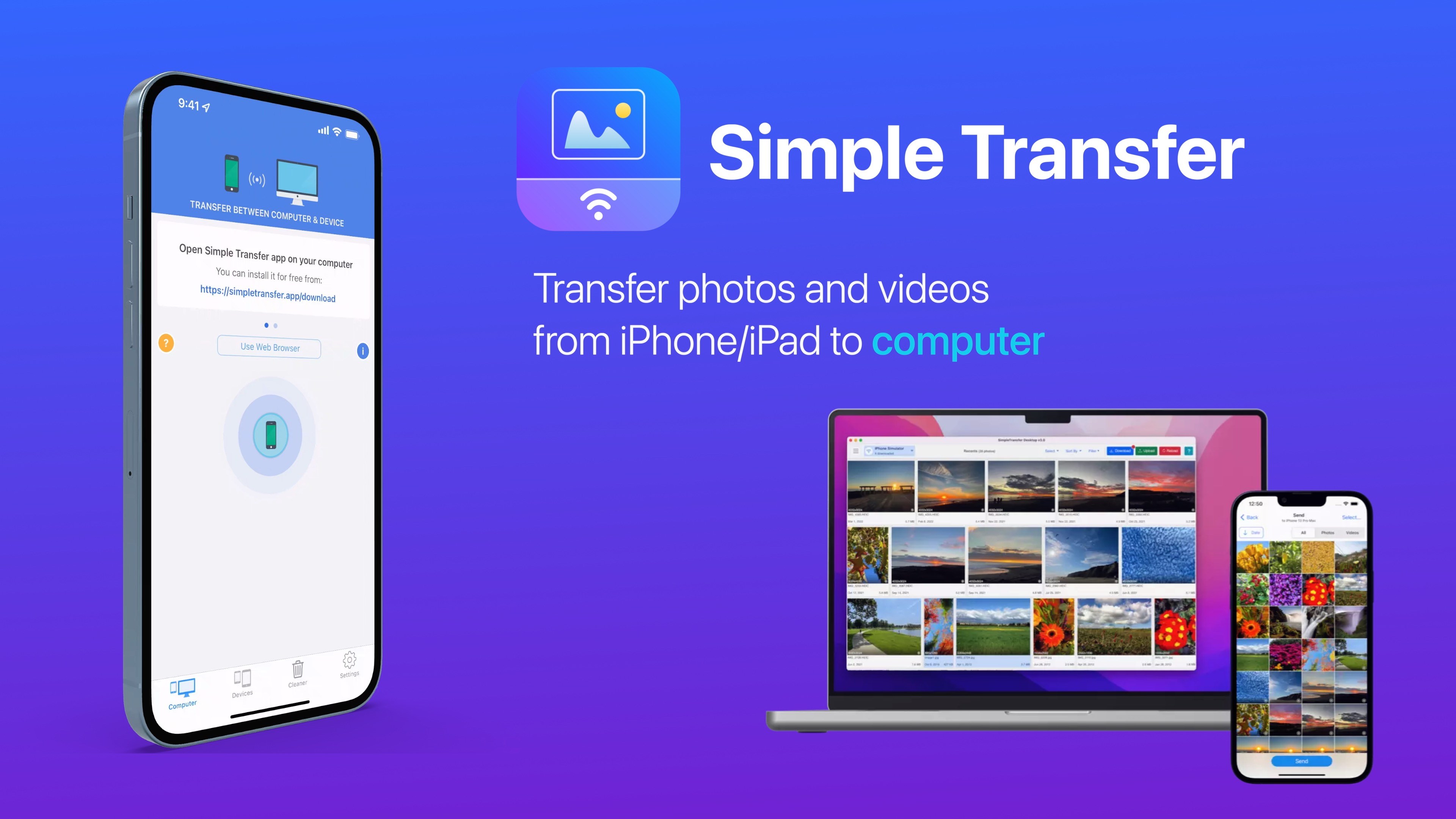 Simple Transfer - Photos & Videos screenshot