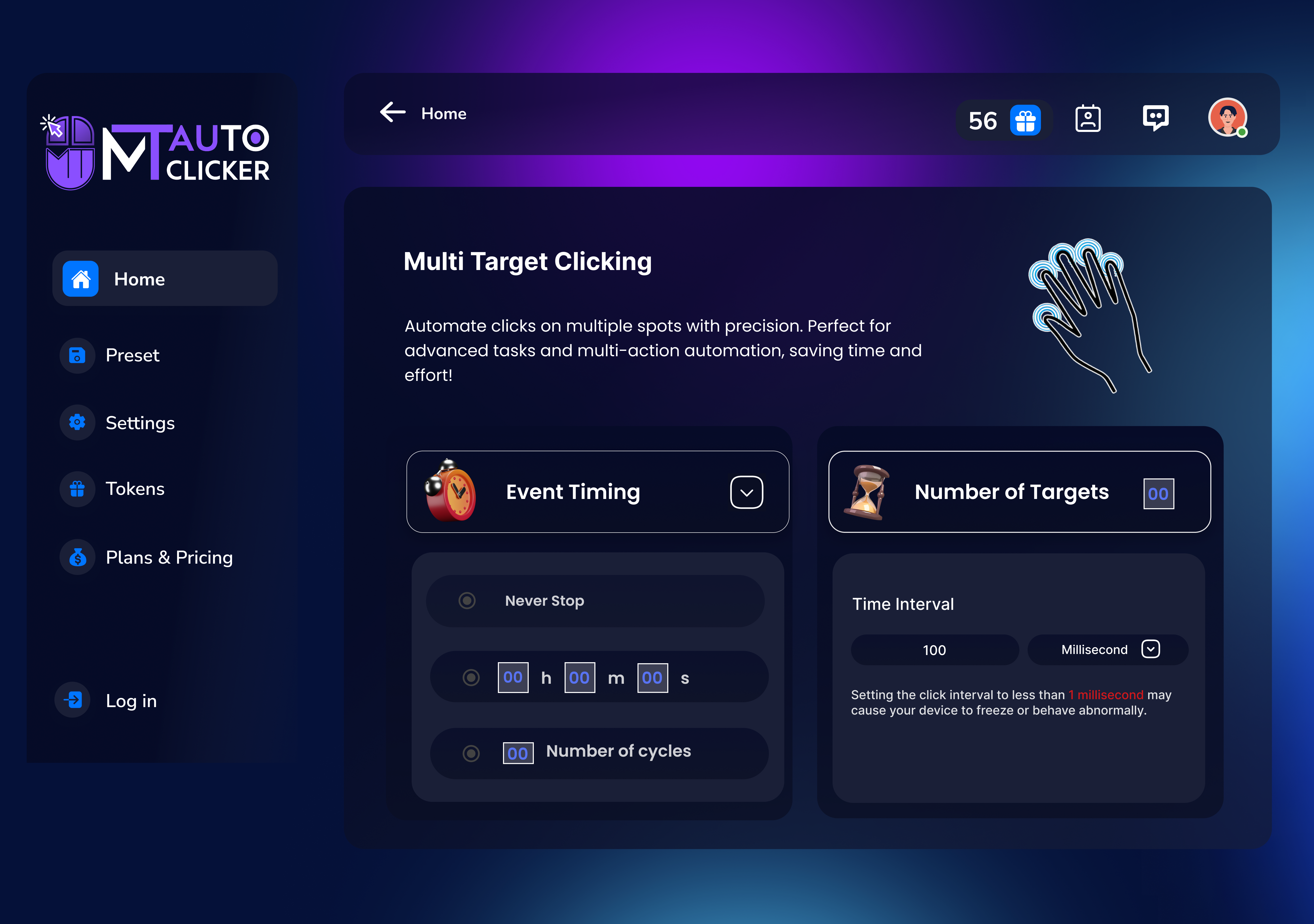 MT Auto Clicker screenshot