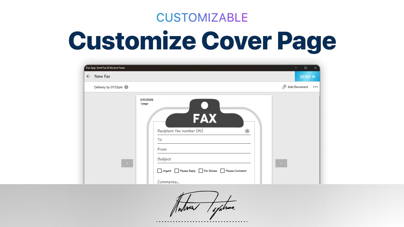 iFax App: Send Fax & Receive Faxes screenshot