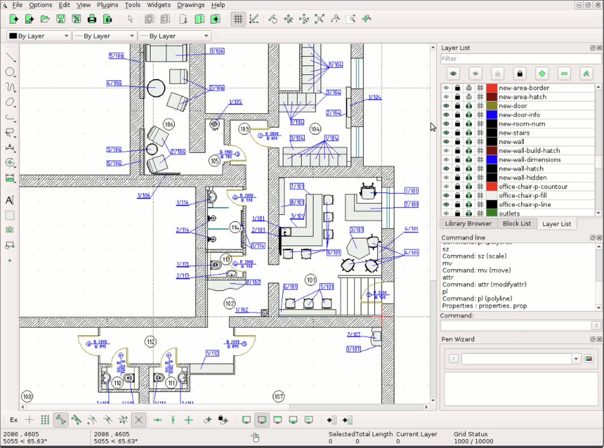 CAD / DXF Viewer screenshot