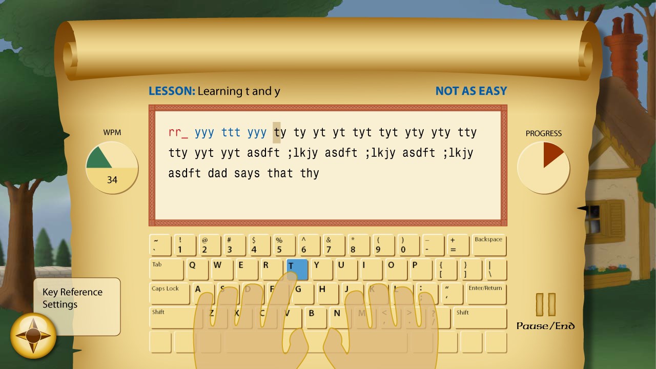 Disney Mickey's Typing Adventure screenshot