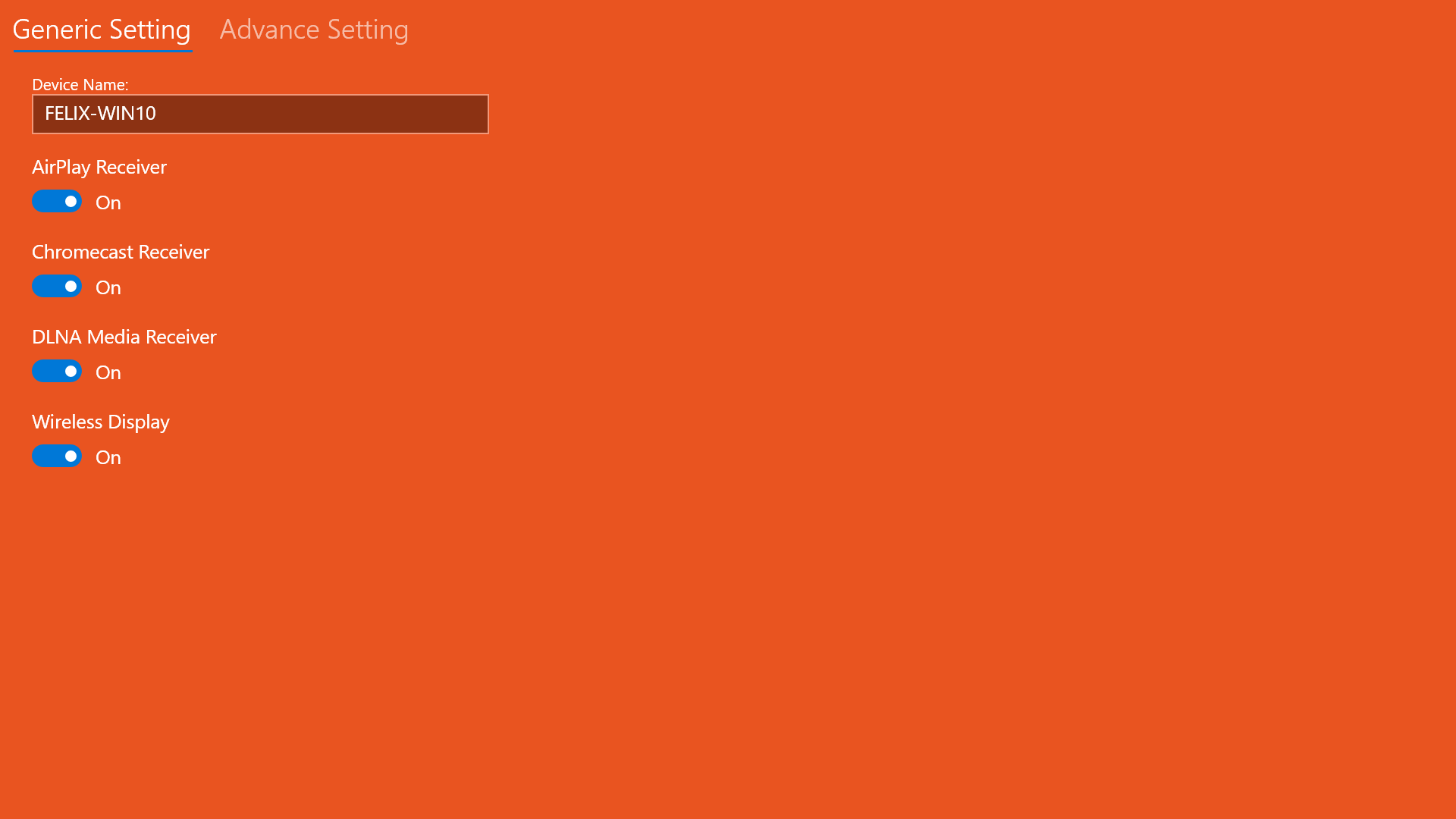 AirReceiver screenshot