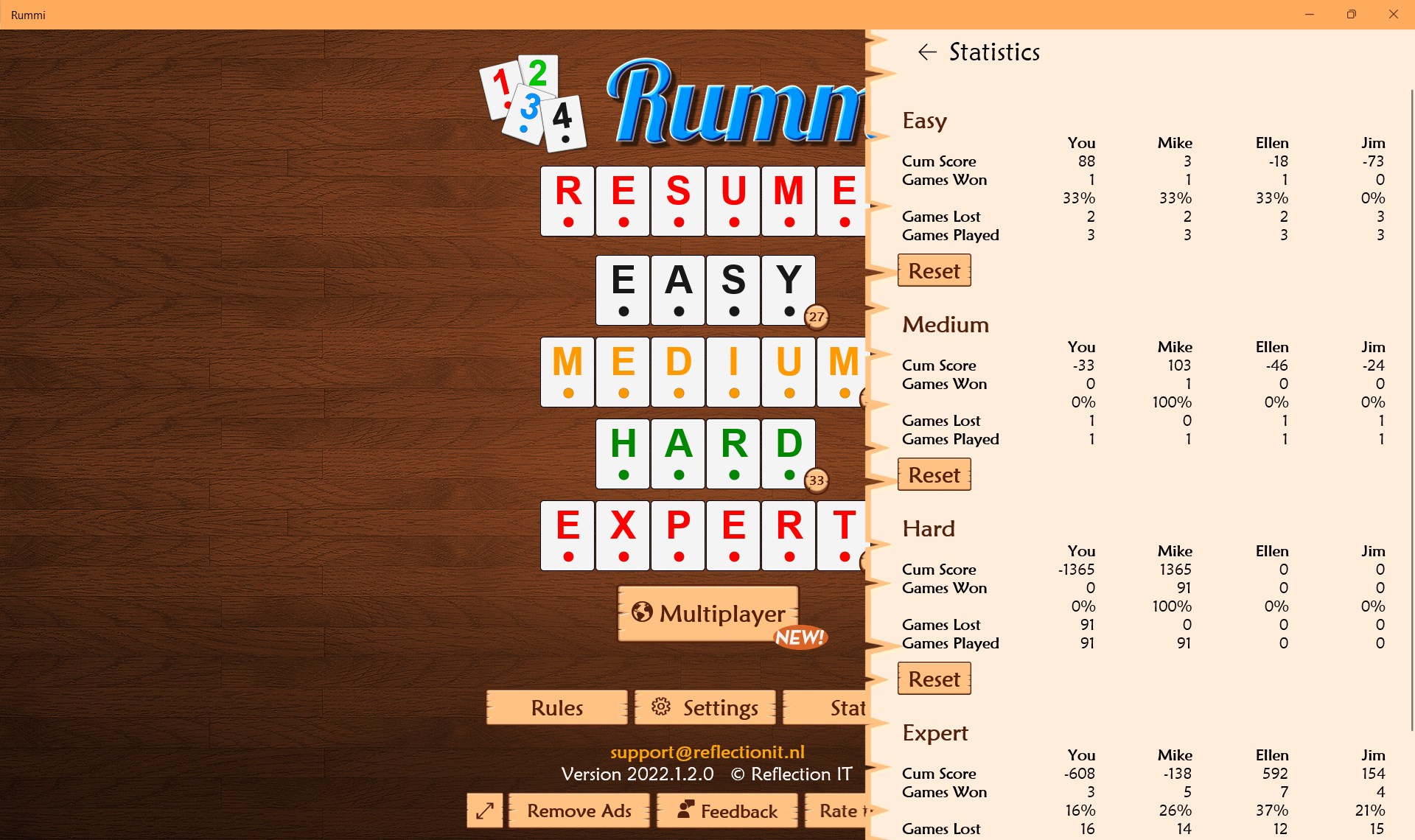 Rummi screenshot