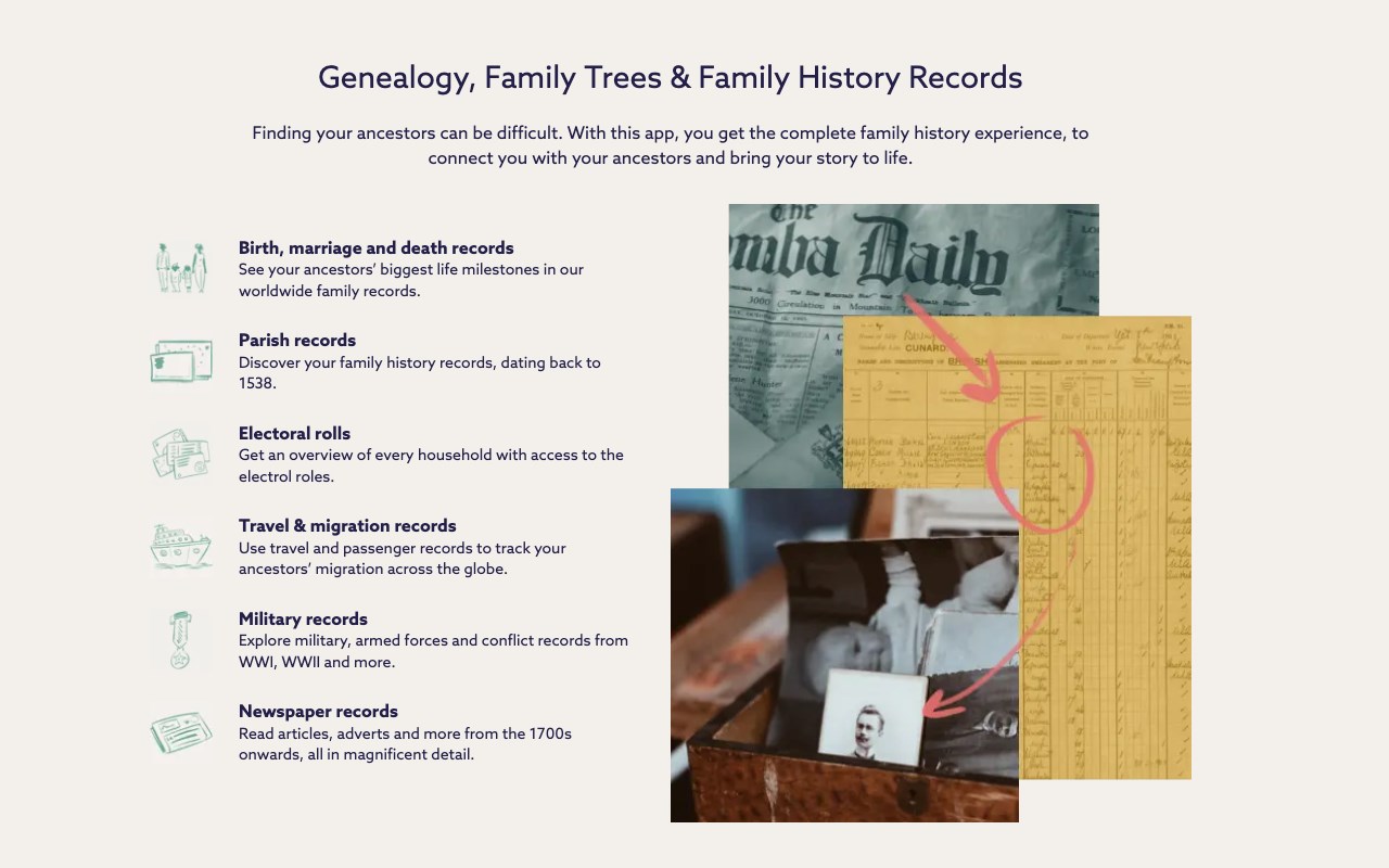 Ancestry. screenshot