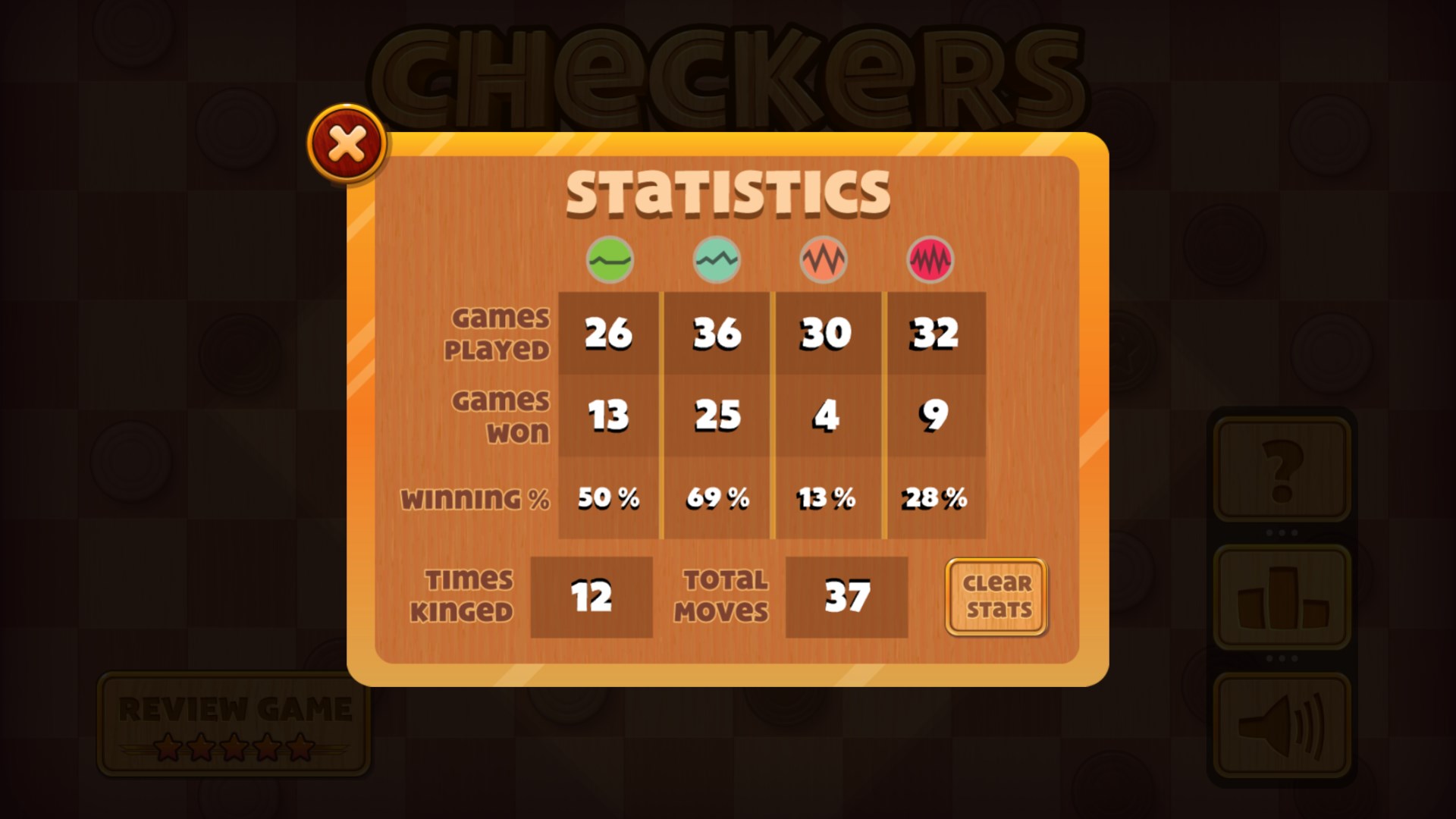 Checkers Deluxe screenshot