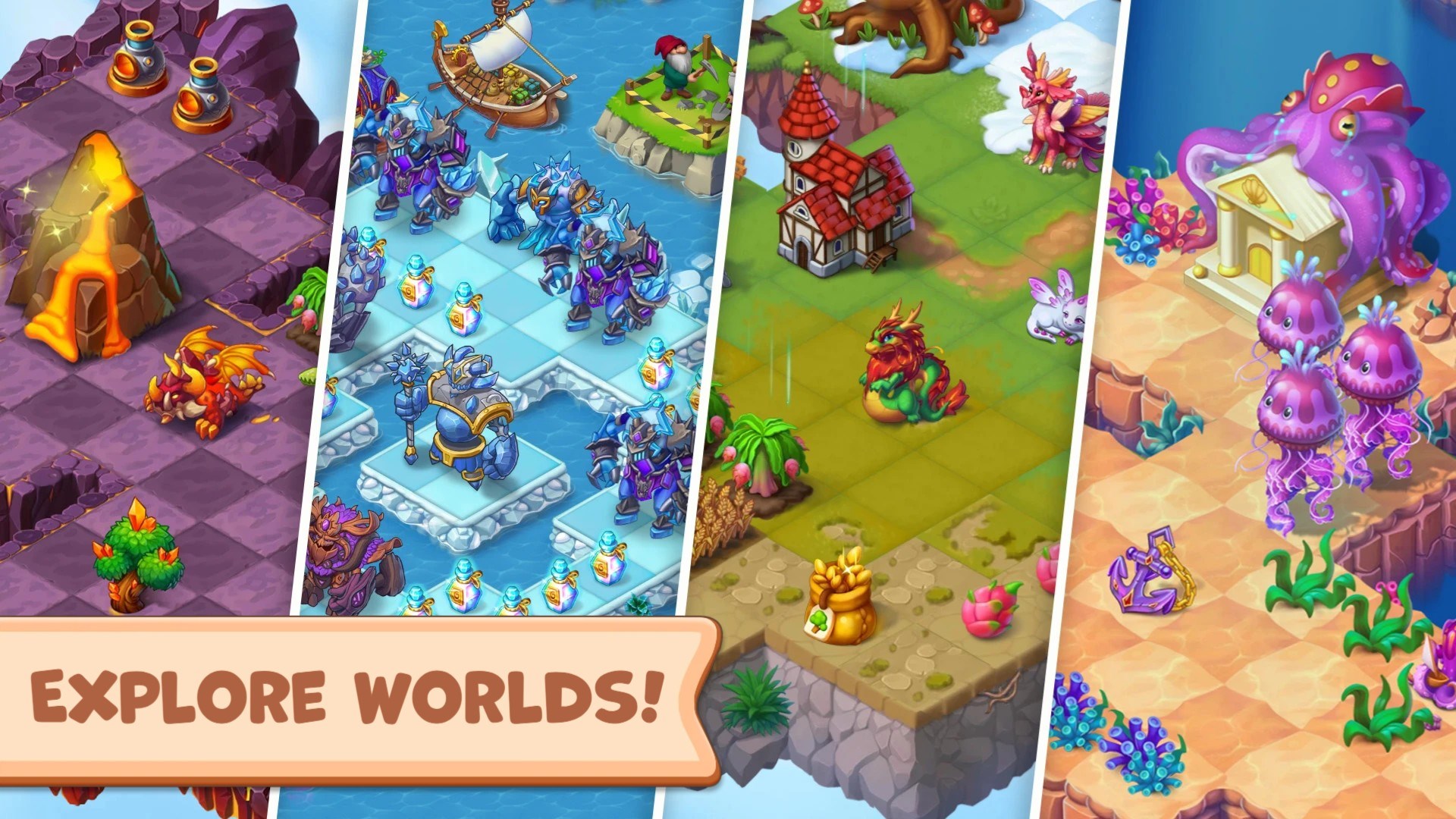 Mergest Kingdom: Merge Puzzle screenshot