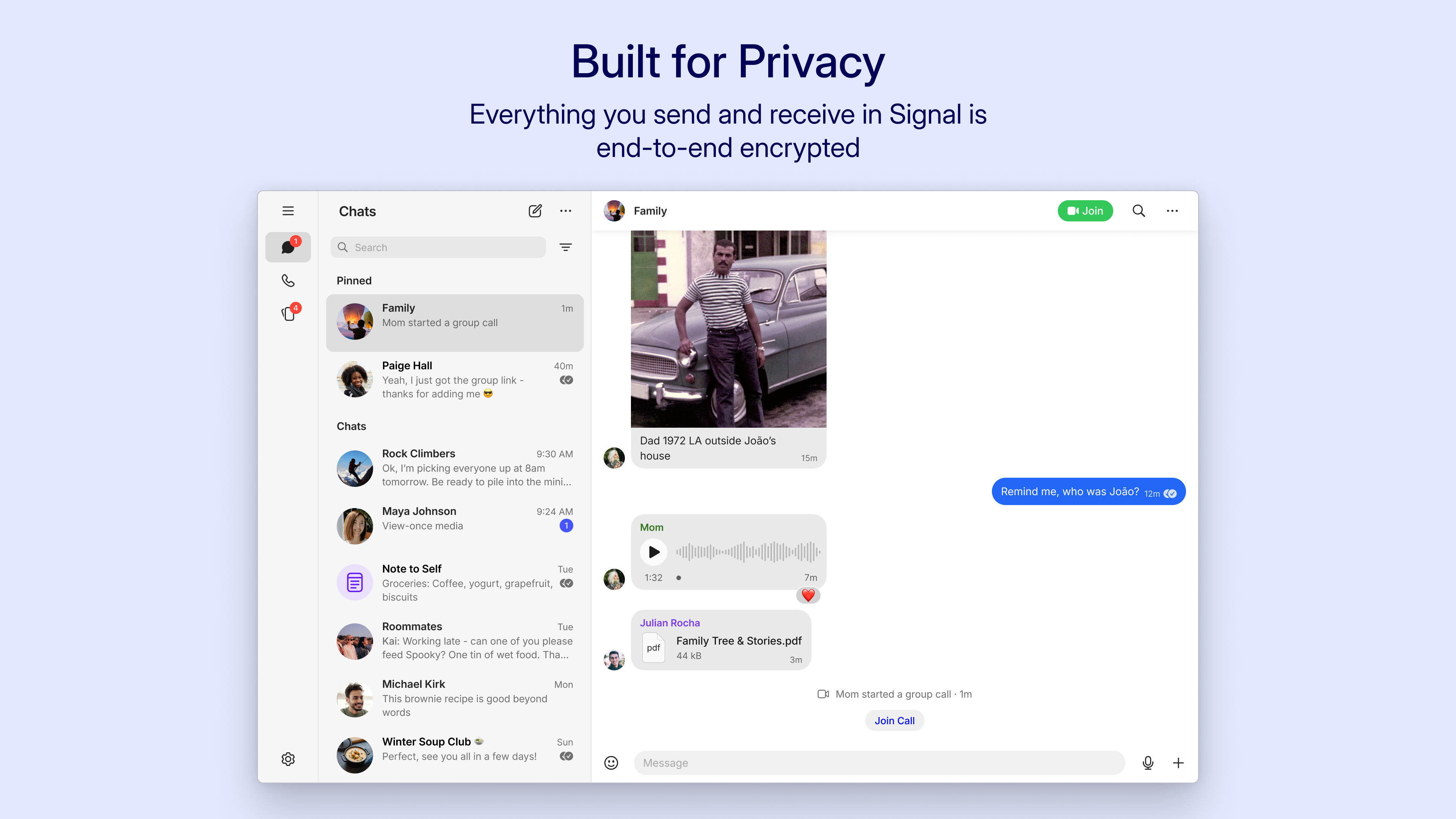 Signal Private Messenger screenshot