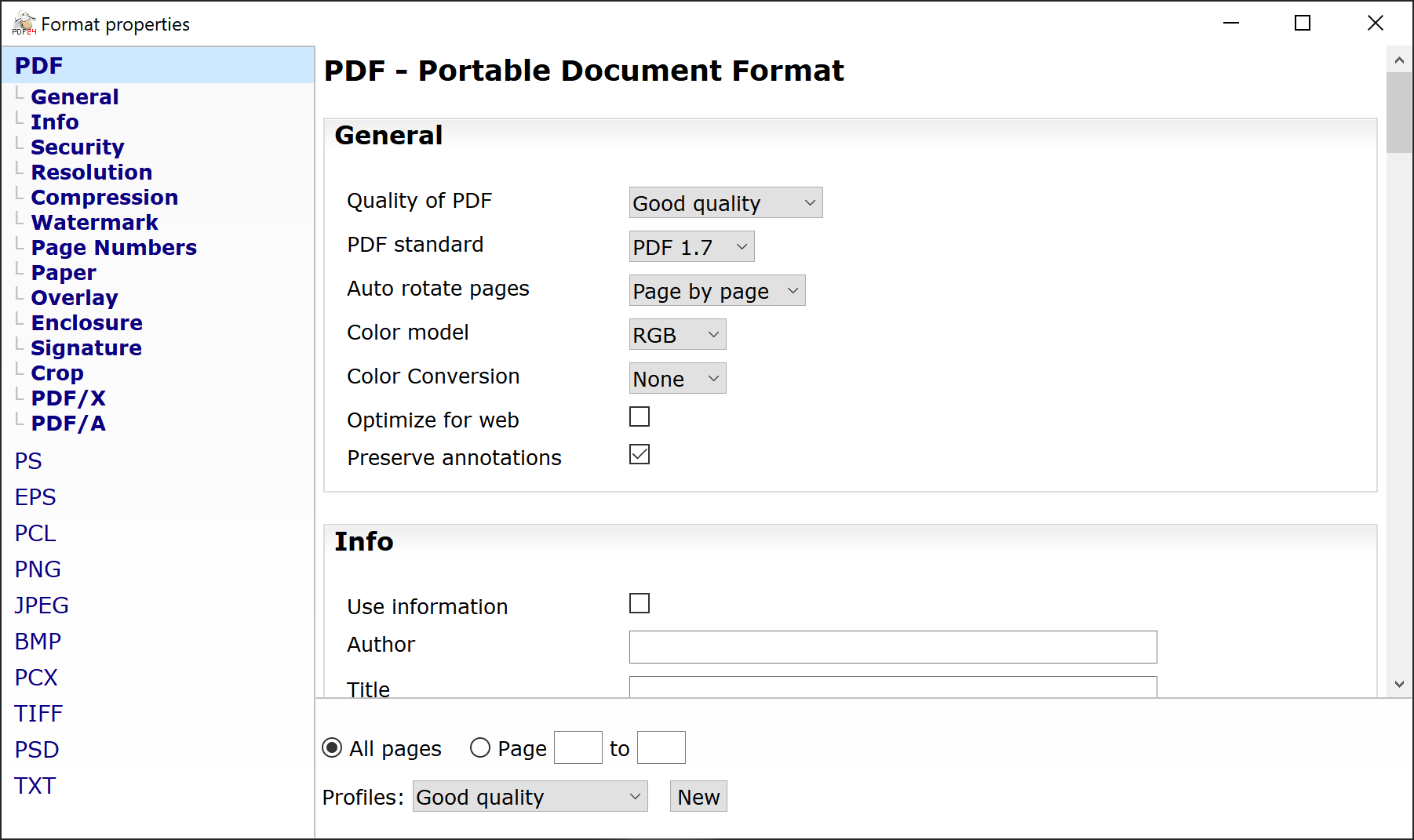 PDF24 Creator screenshot
