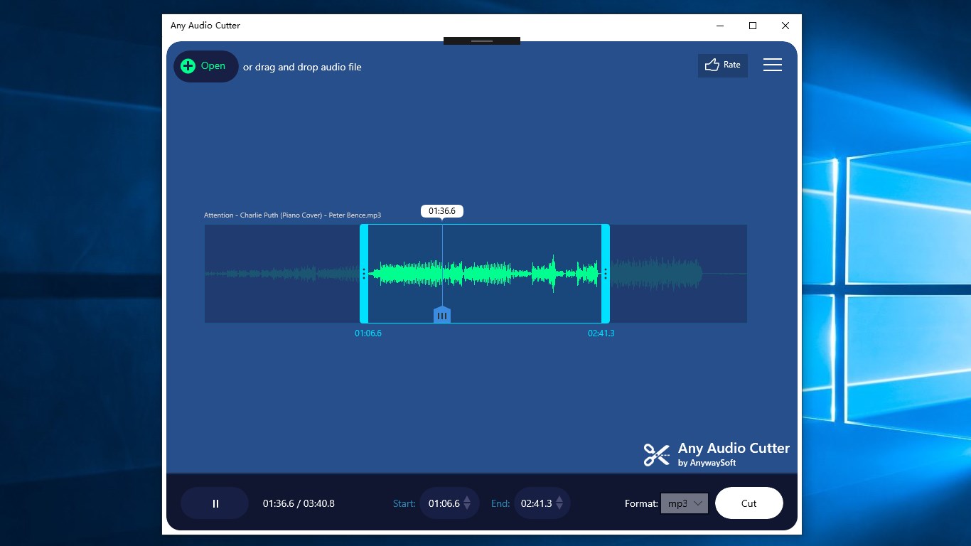 Any Audio Cutter: mp3 cutter & audio trimmer screenshot