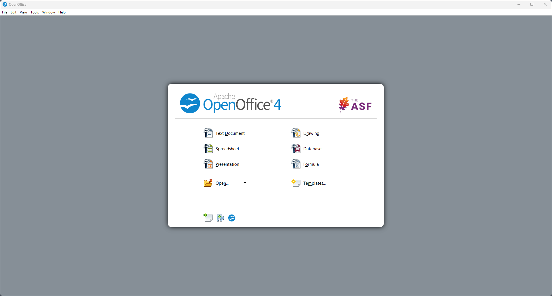 Apache OpenOffice screenshot
