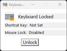 Keyboard Locker screenshot