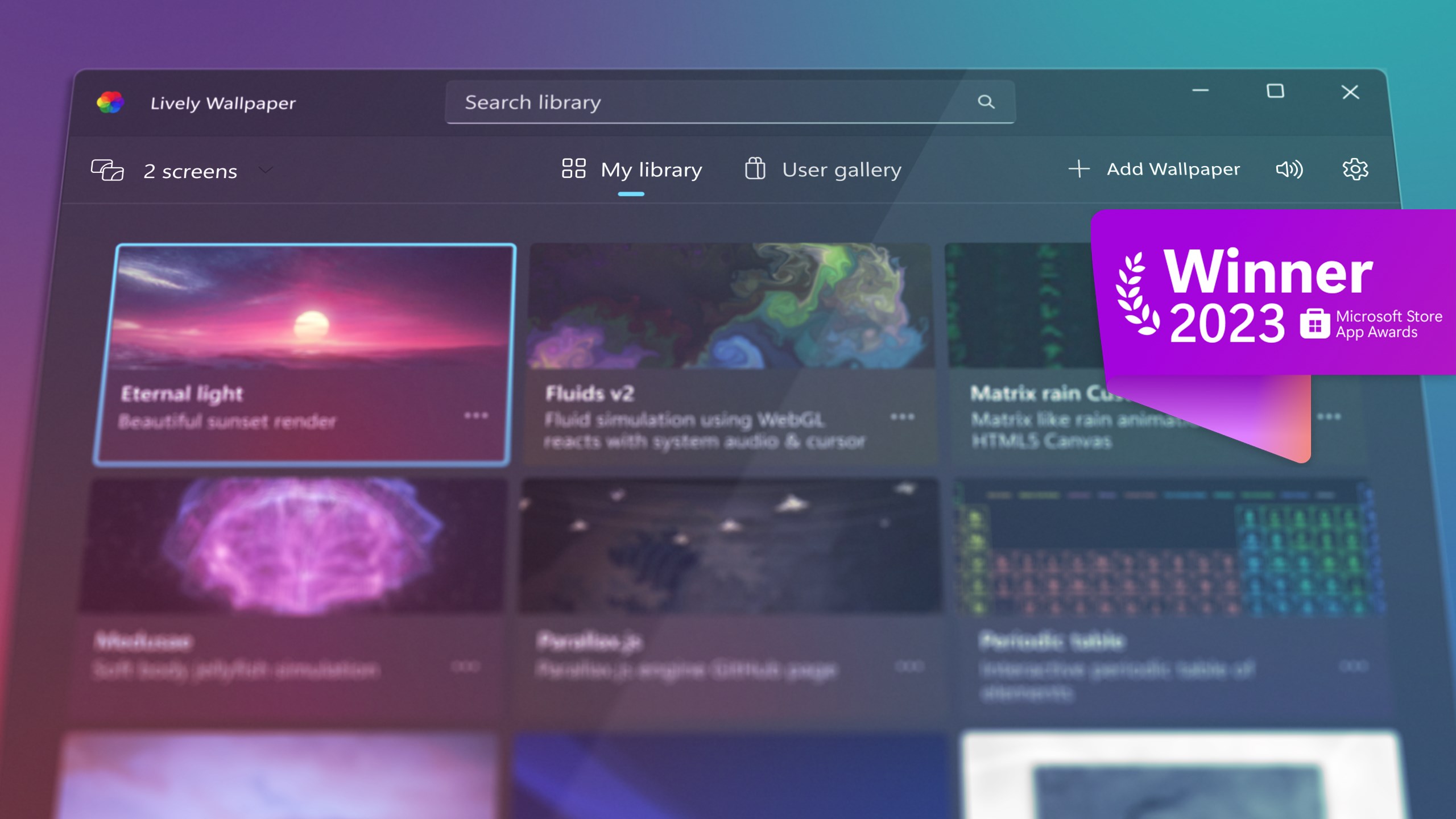 Lively Wallpaper screenshot