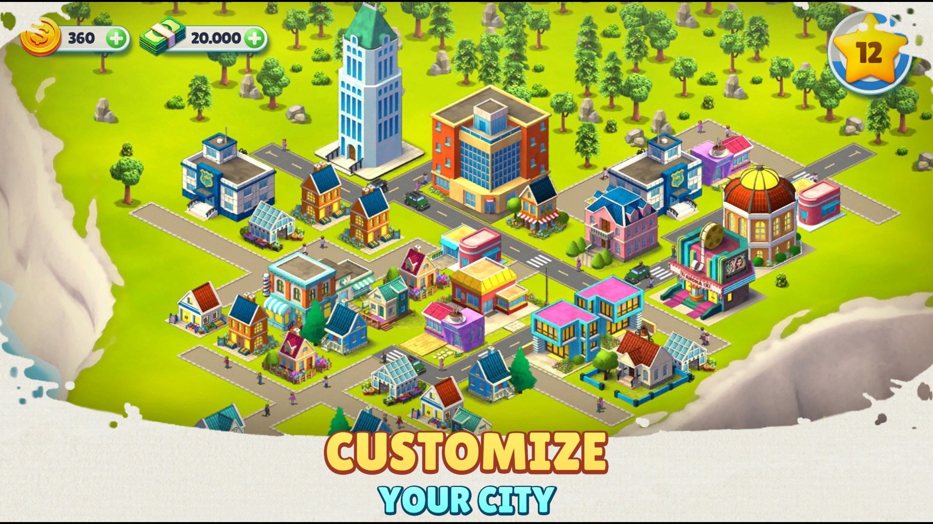 Cozy Town: Build Explore Game screenshot