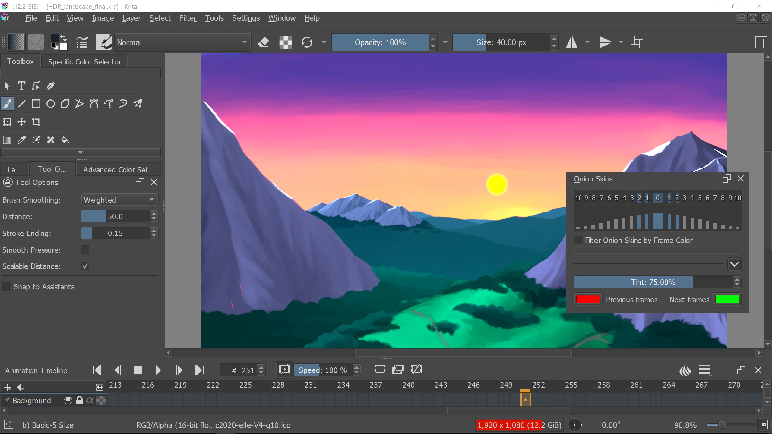 Krita screenshot