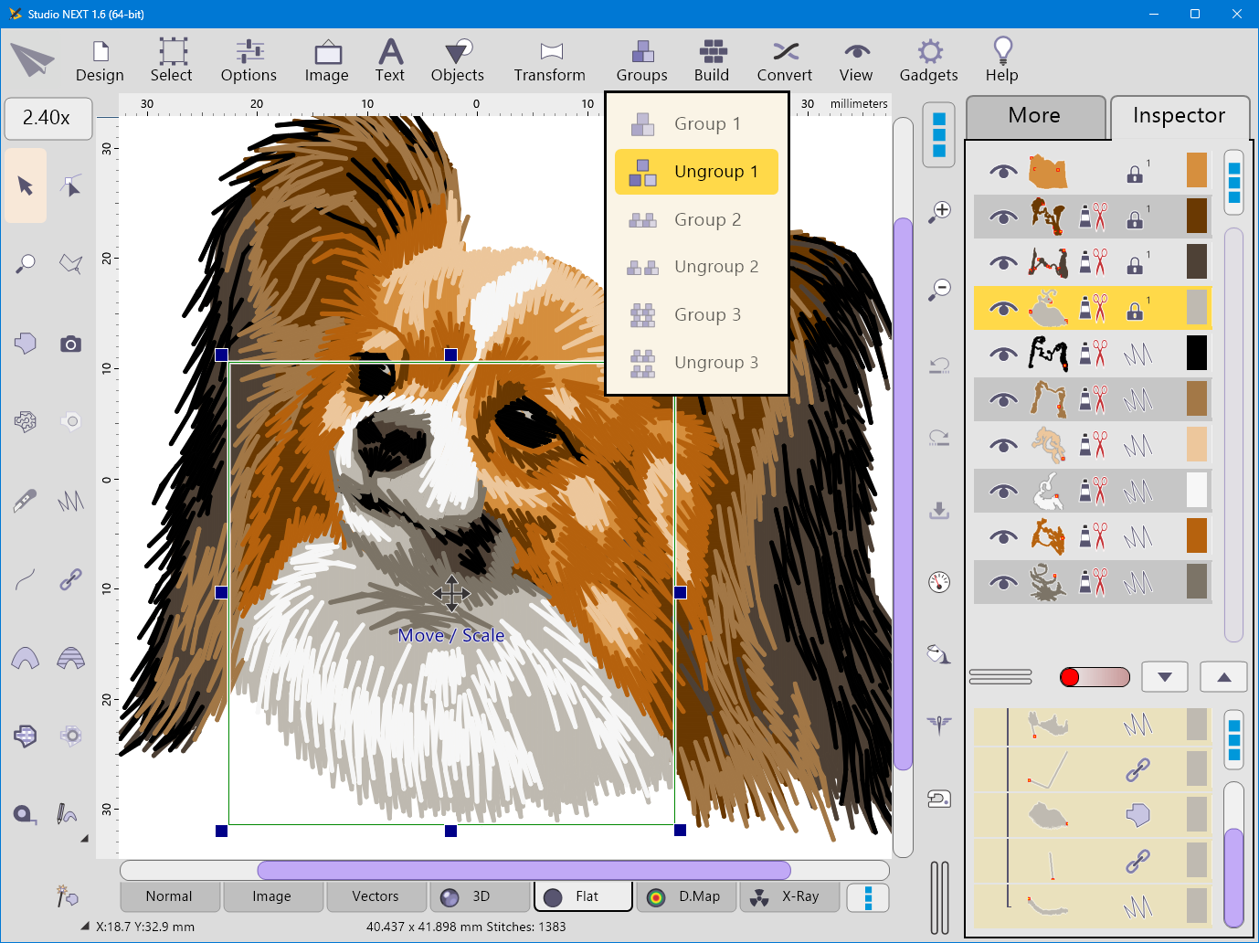 Embird Embroidery Software screenshot