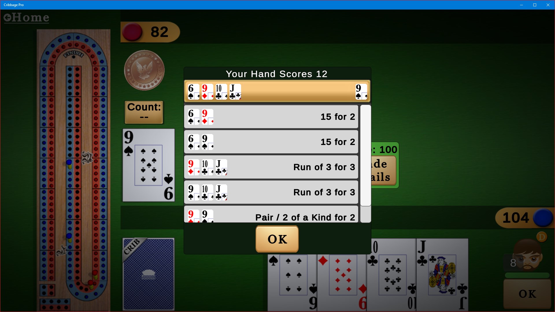 Cribbage Pro screenshot