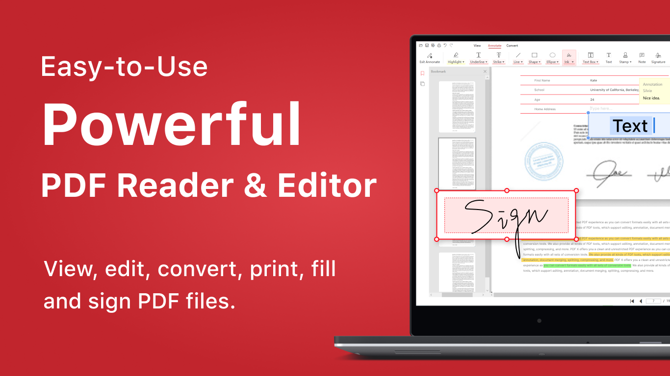 PDF X: PDF Editor & PDF Reader screenshot
